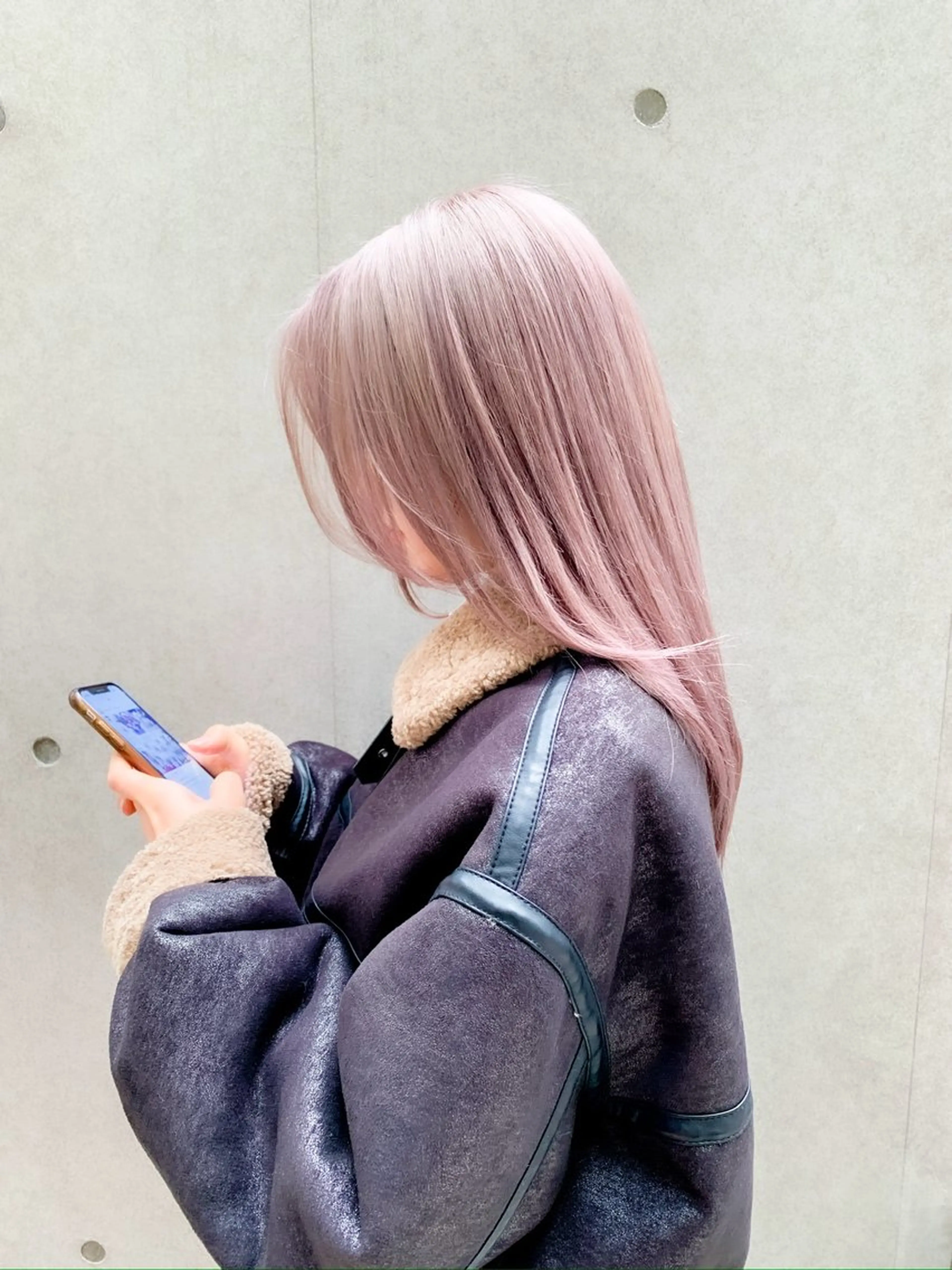 カラー ヘアカラー 瀬戸 杏珠のヘアスタイル