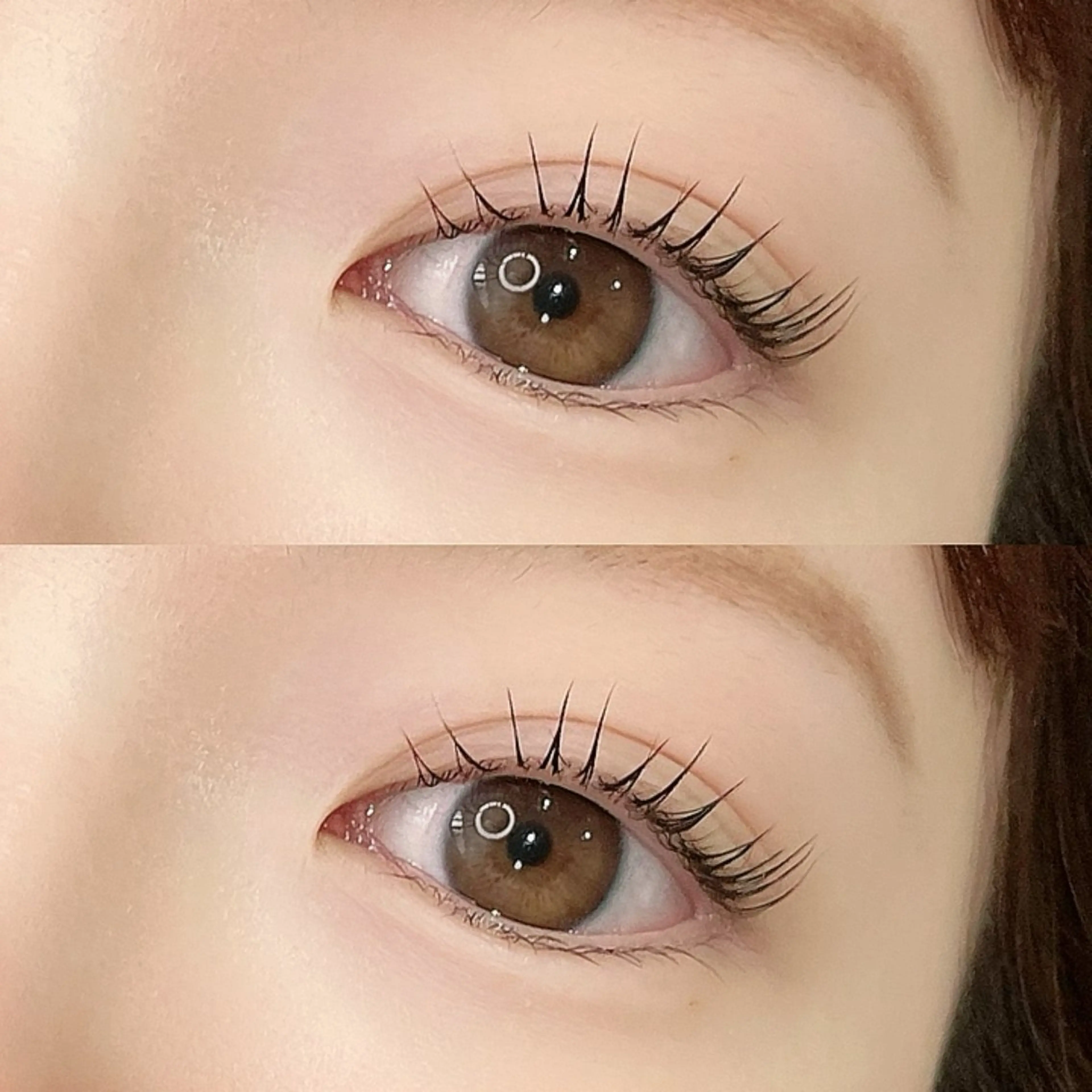 マツエク・マツパ ケラチンラッシュリフト 束感まつ毛 韓国風マツエク まつげパーマ 下まつげエクステ マツパ rei /meme まつパ アイブロウのマツエク・マツパデザイン