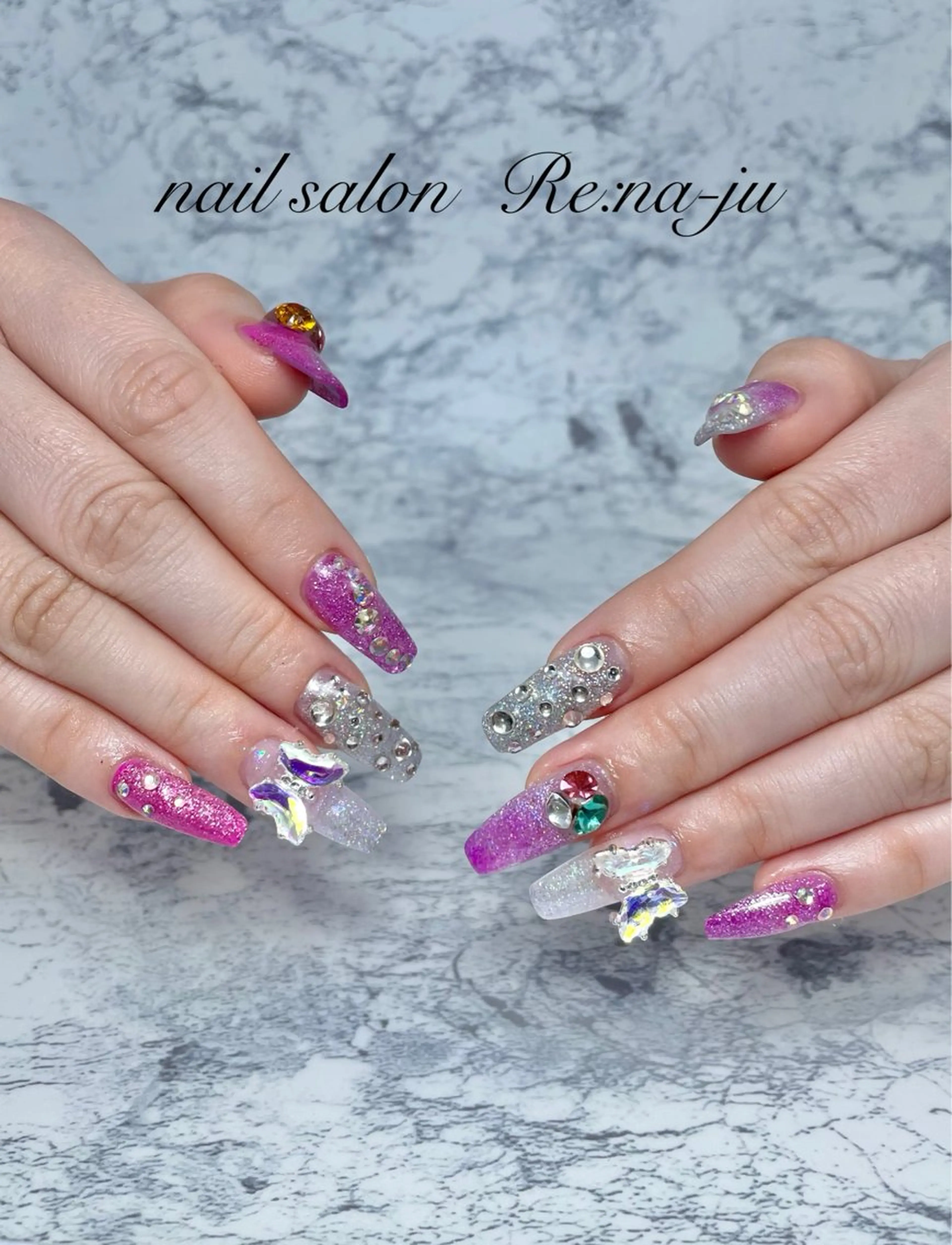 ネイル ハンドネイル nail salon Re:na-juのネイルデザイン