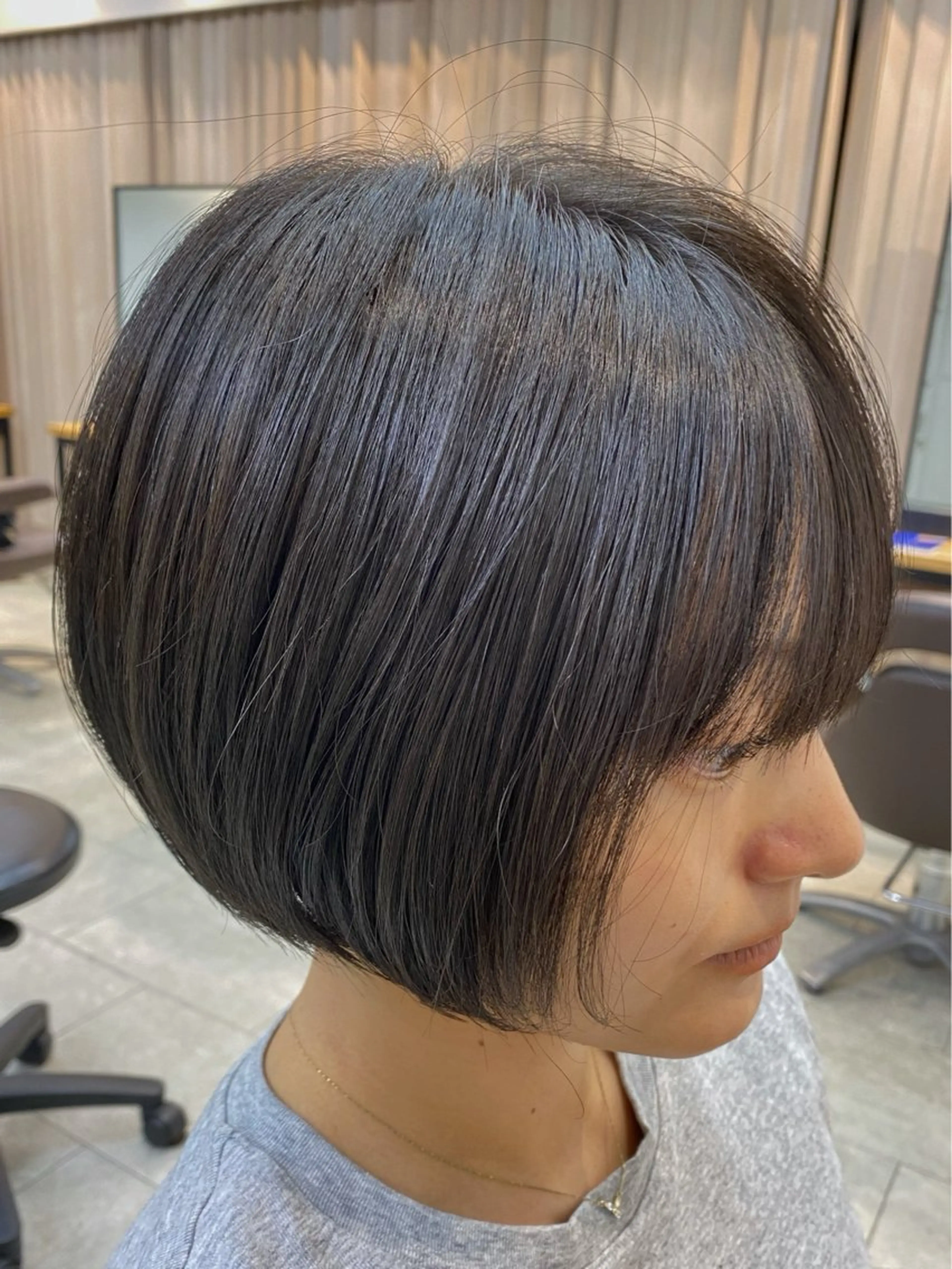 ショート カラー カット ヘアカラー neaf六本木店所属・地毛風ストレート/ ボブ/松尾のヘアスタイル