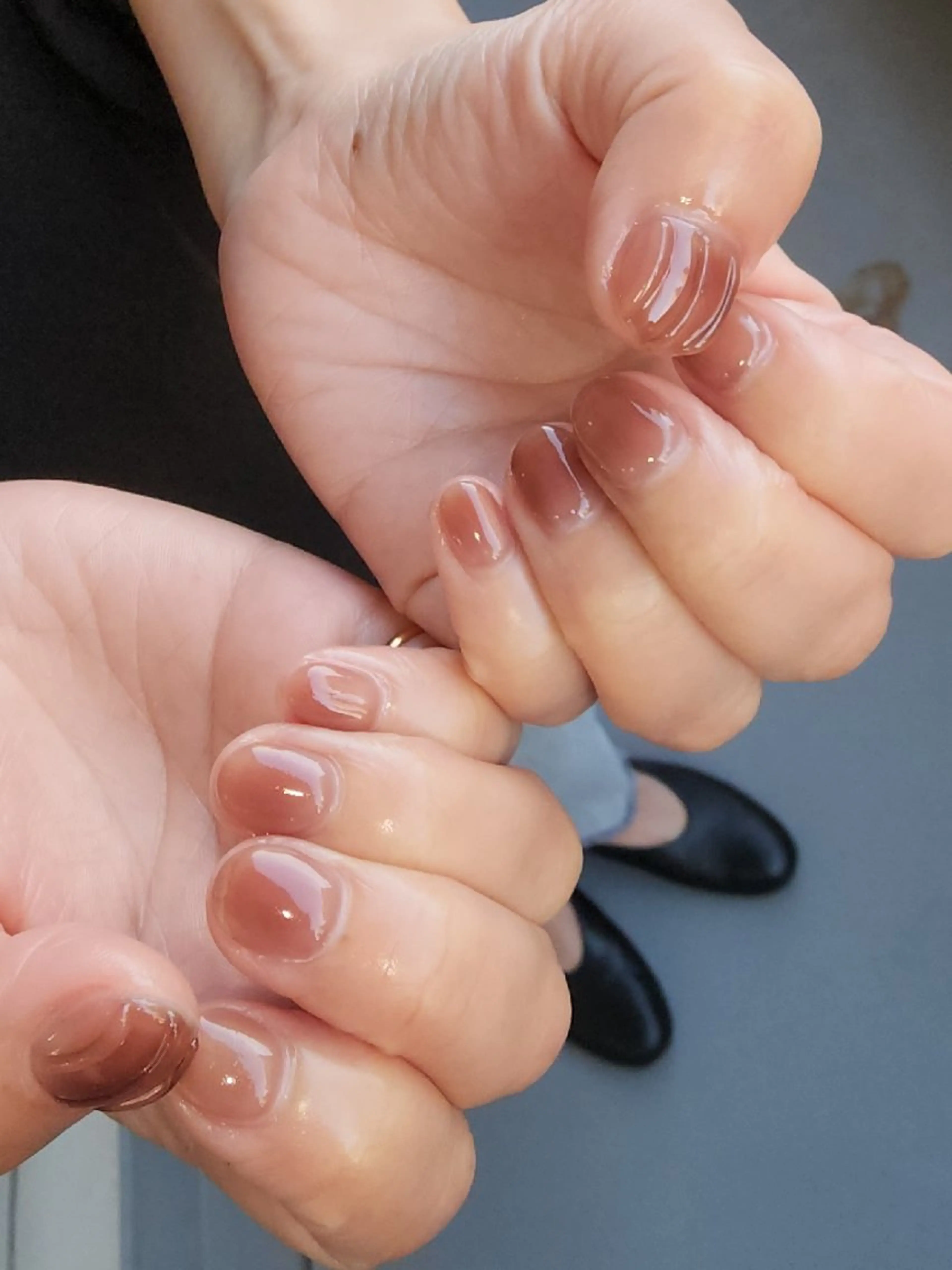 ネイル ワンカラーネイル ConneQt所属・ETHOSENSE. kimikaのネイルデザイン