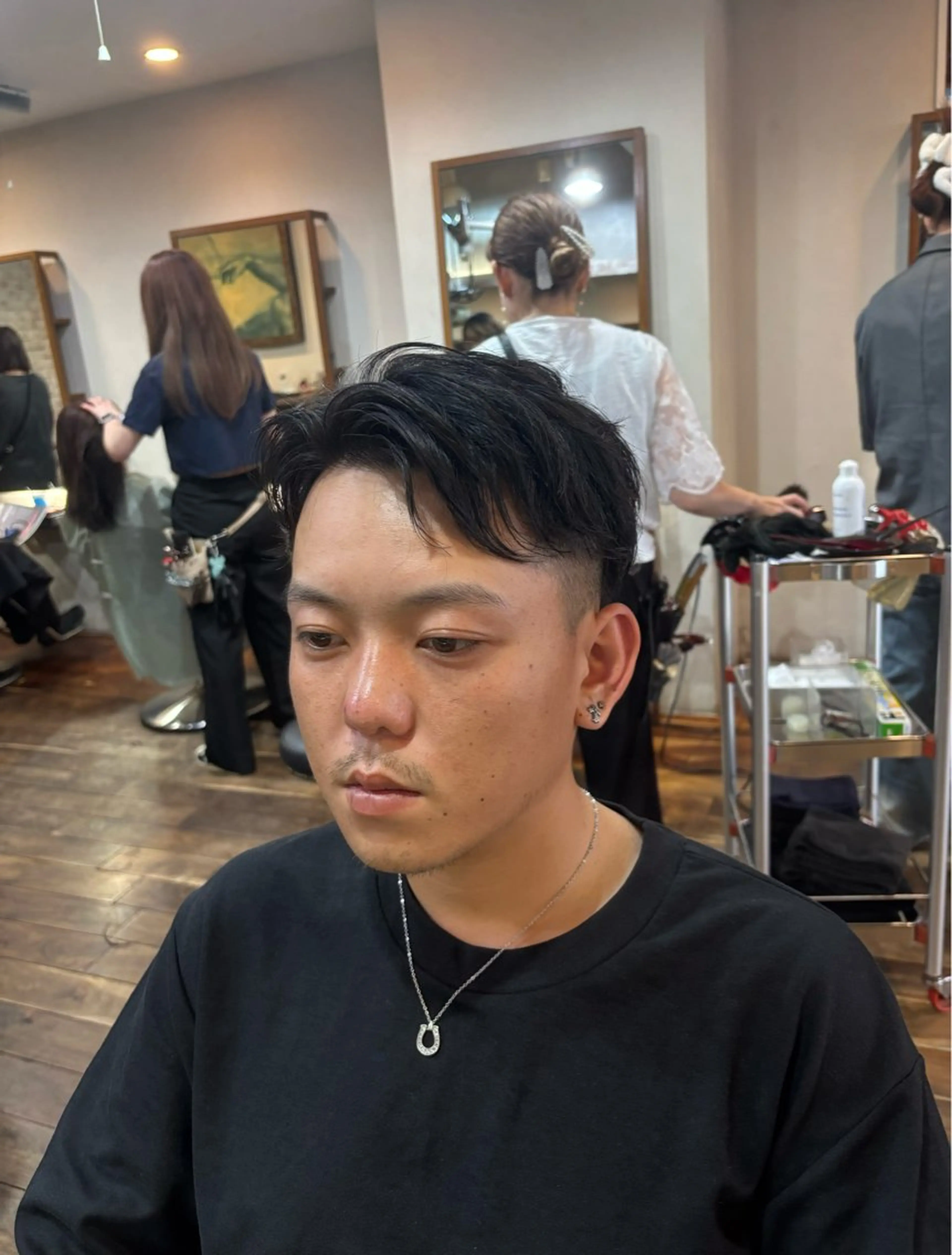 メンズ 刈り上げ HAIR&MAKE SeeK 八王子店所属・🩶韓国ヘア / メンズ🩶フウカのヘアスタイル