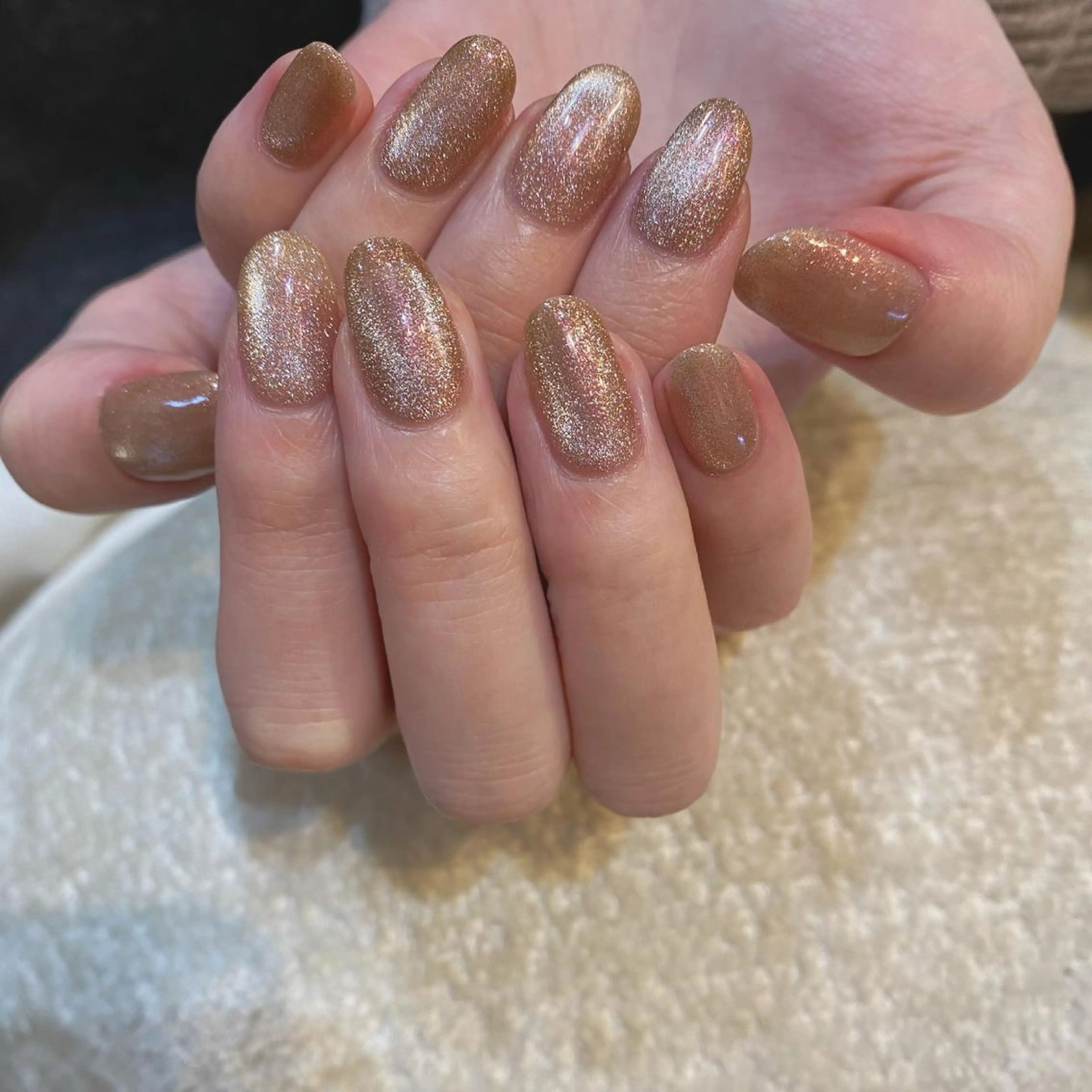 ネイル オーロラネイル マグネットネイル 🌼大西洋子 laughl🌼のネイルデザイン