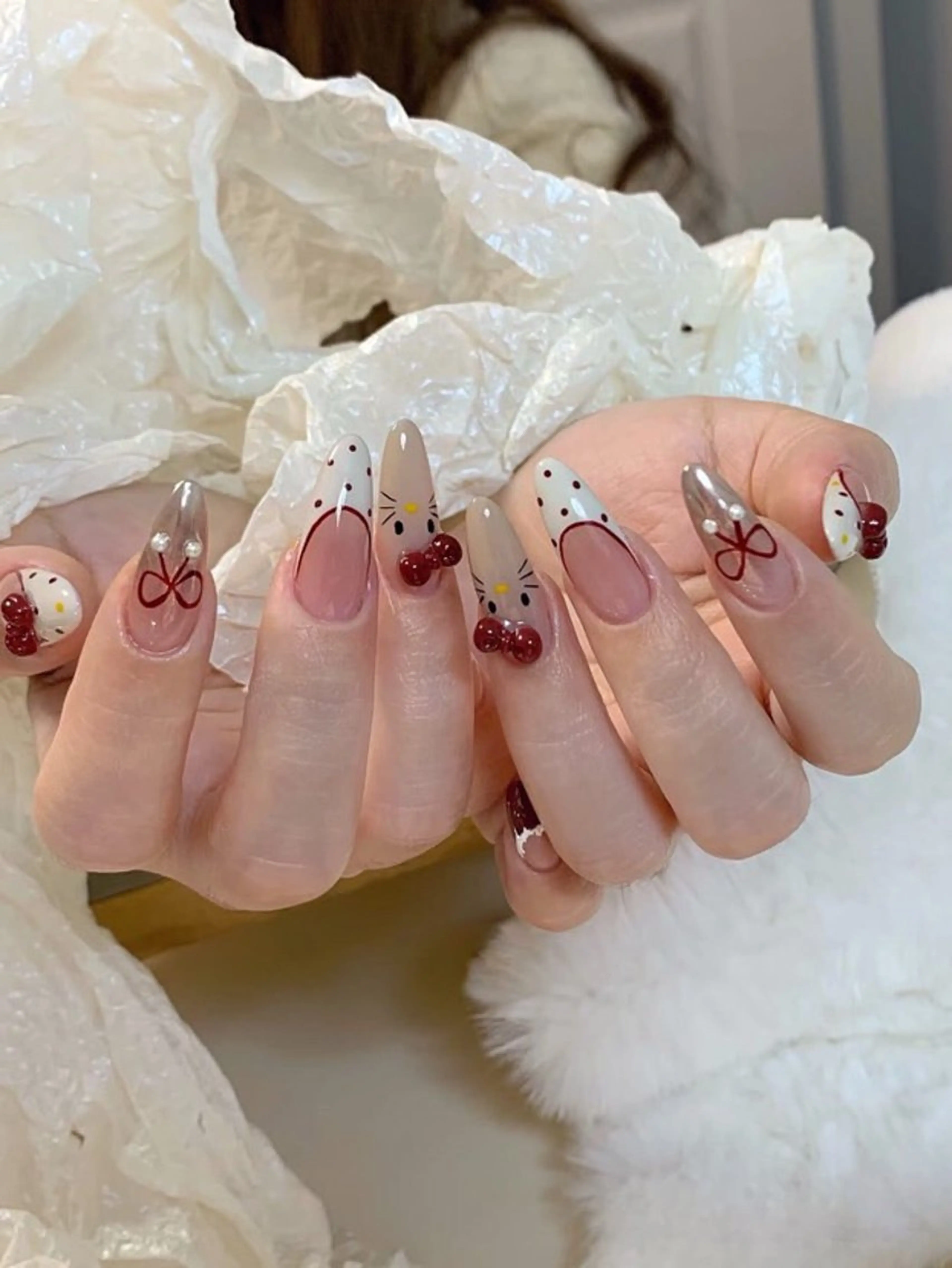 ネイル アートネイル ジェルネイル グラデーション マグネットネイル ニュアンスネイル ハンドネイル Ryu Nail Studio所属・Ryu Nail 新大久保のネイルデザイン