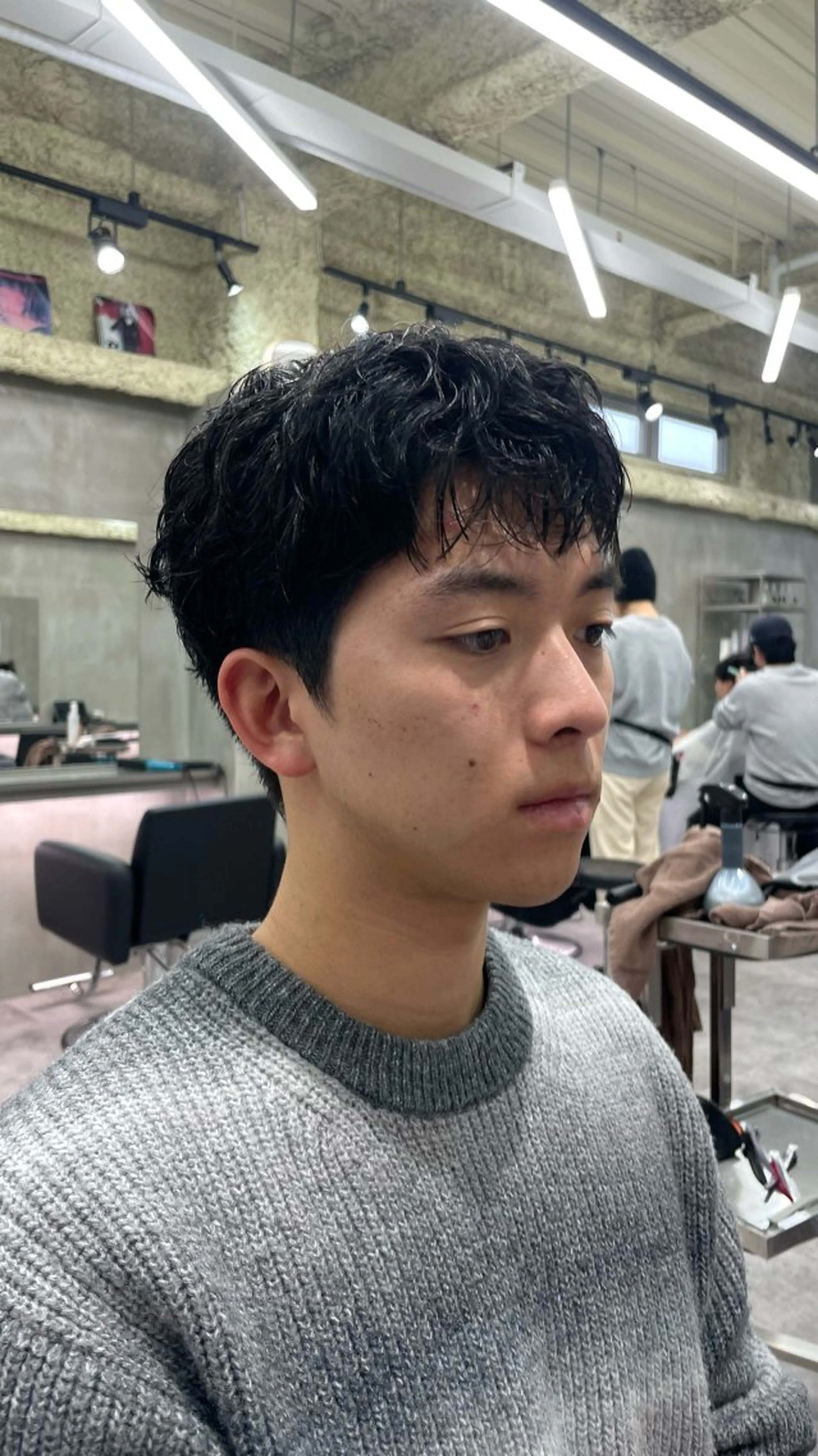 メンズ メンズパーマ カット the path Seiyaのヘアスタイル