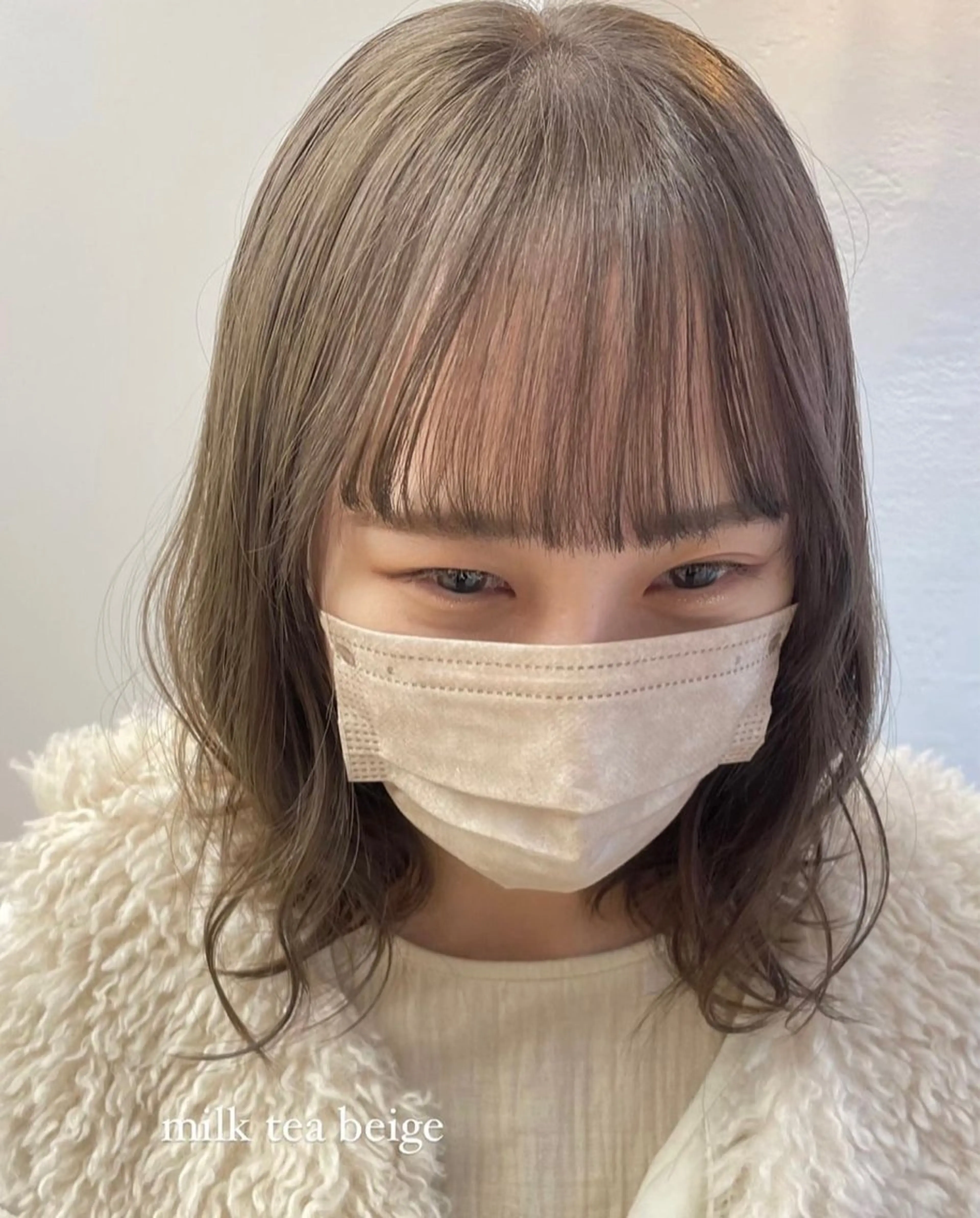 ミディアム 赤味消しcolor 🌿🤍Ayaのヘアスタイル