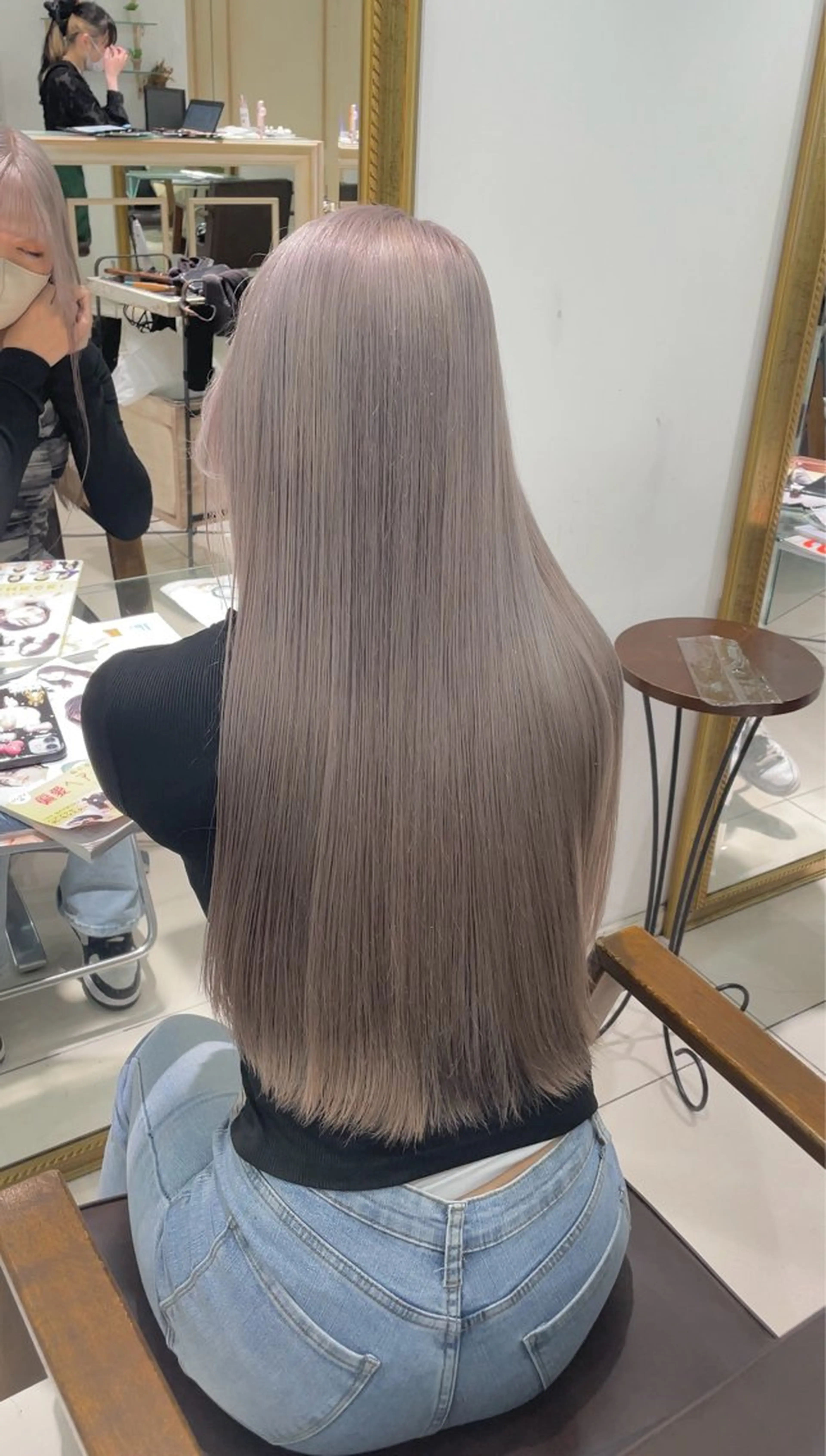ロング カット ヘアカラー トリートメント 🩶ブリーチ/ レイヤー🩶フミカのヘアスタイル