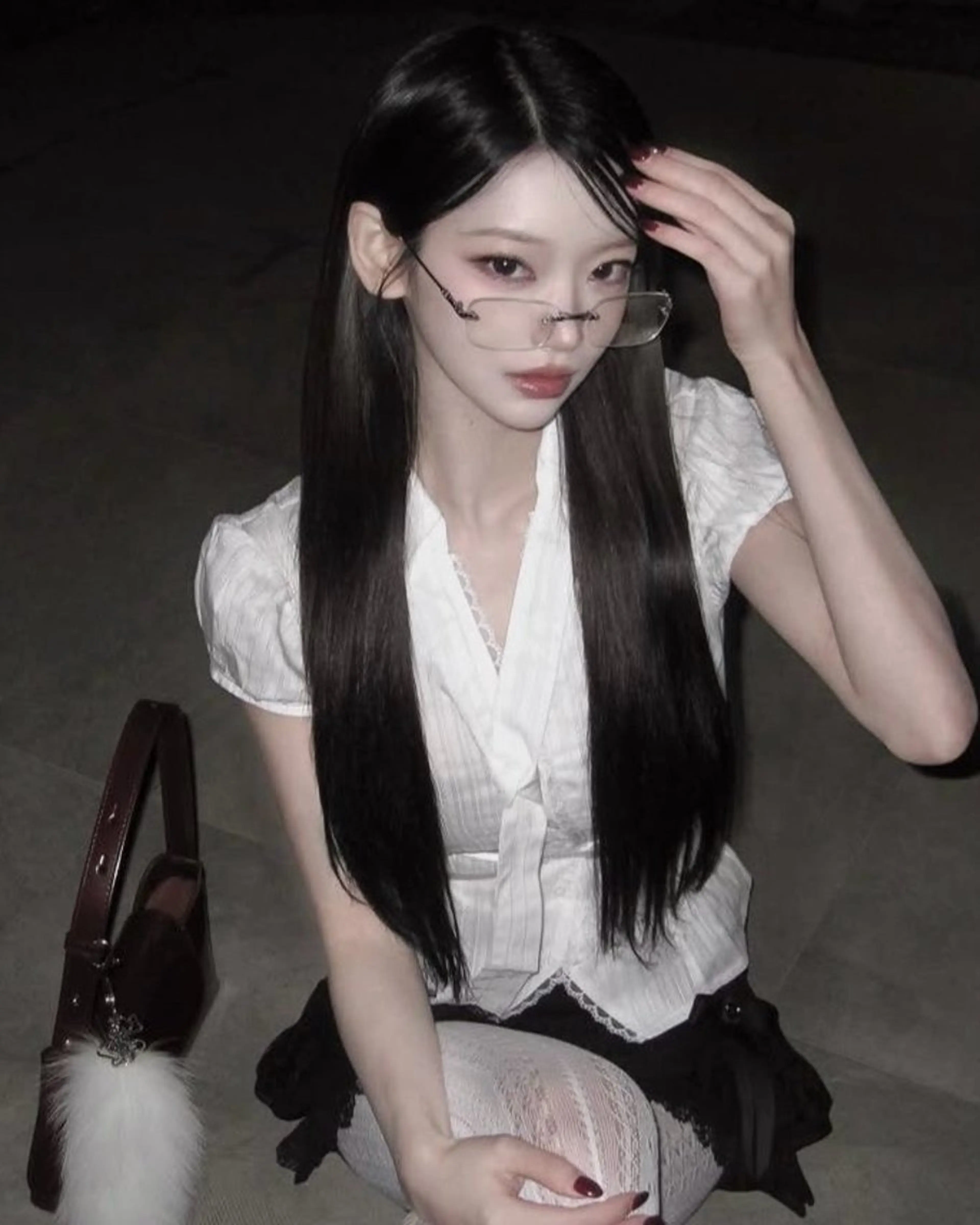 カラー ヘアカラー トリートメント 韓国風hair🖤 Maria🖤のヘアスタイル