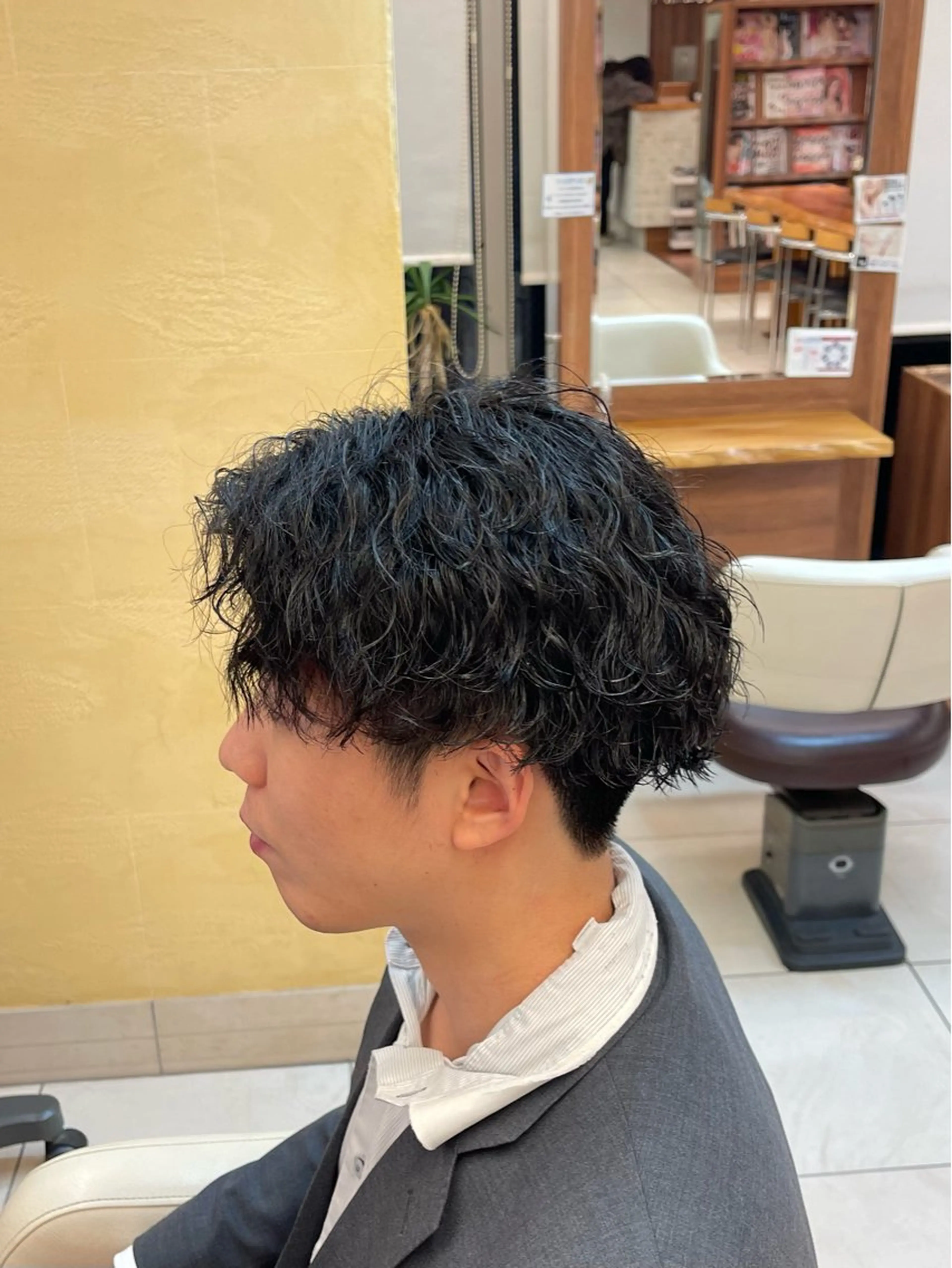 ショート パーマ 川瀬 京祐のヘアスタイル