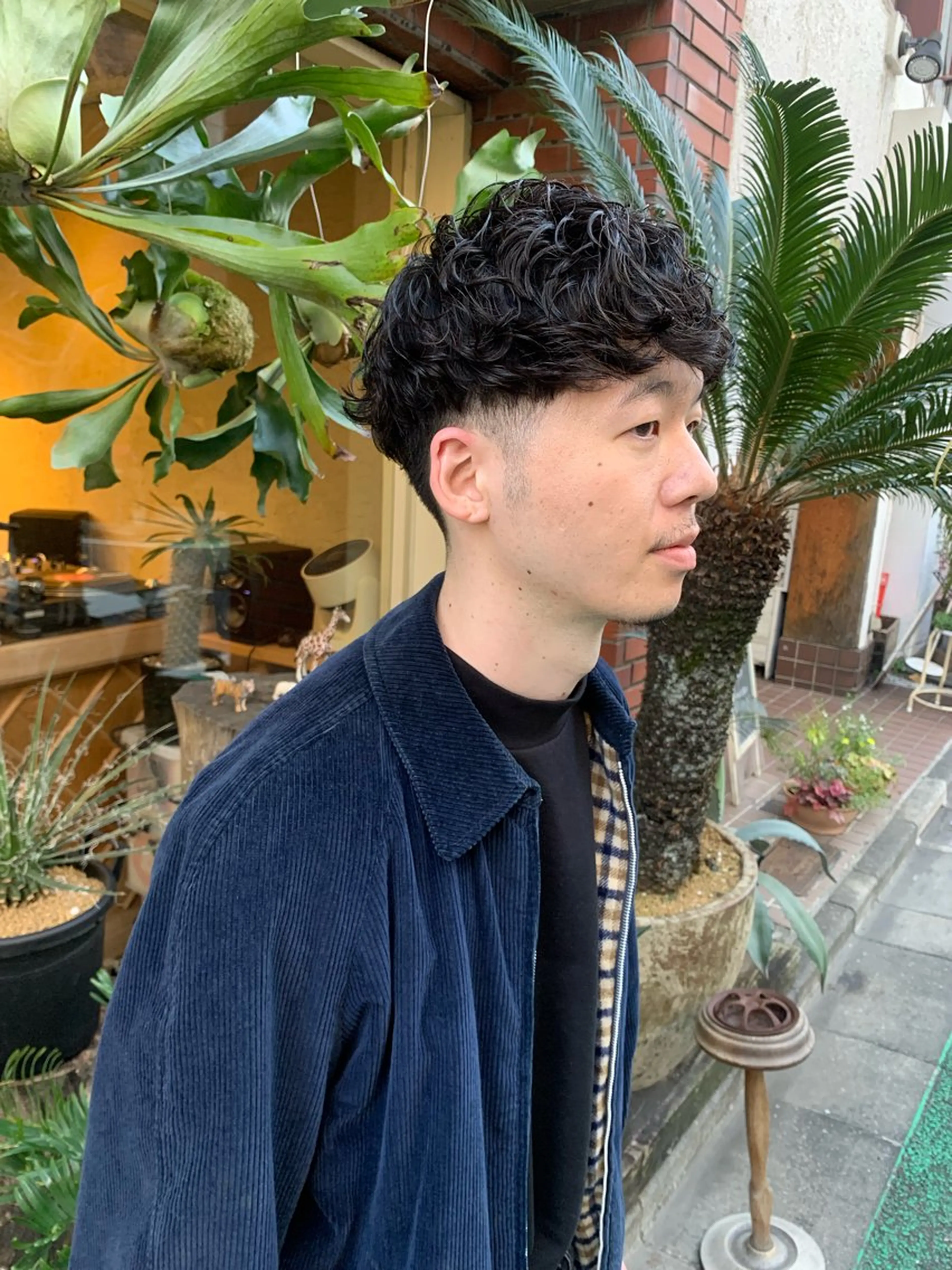 ショート パーマ メンズ メンズパーマ ショートヘア GOODYBASE所属・メンズ専門✨ ✂︎塚田敏幸✂︎のヘアスタイル