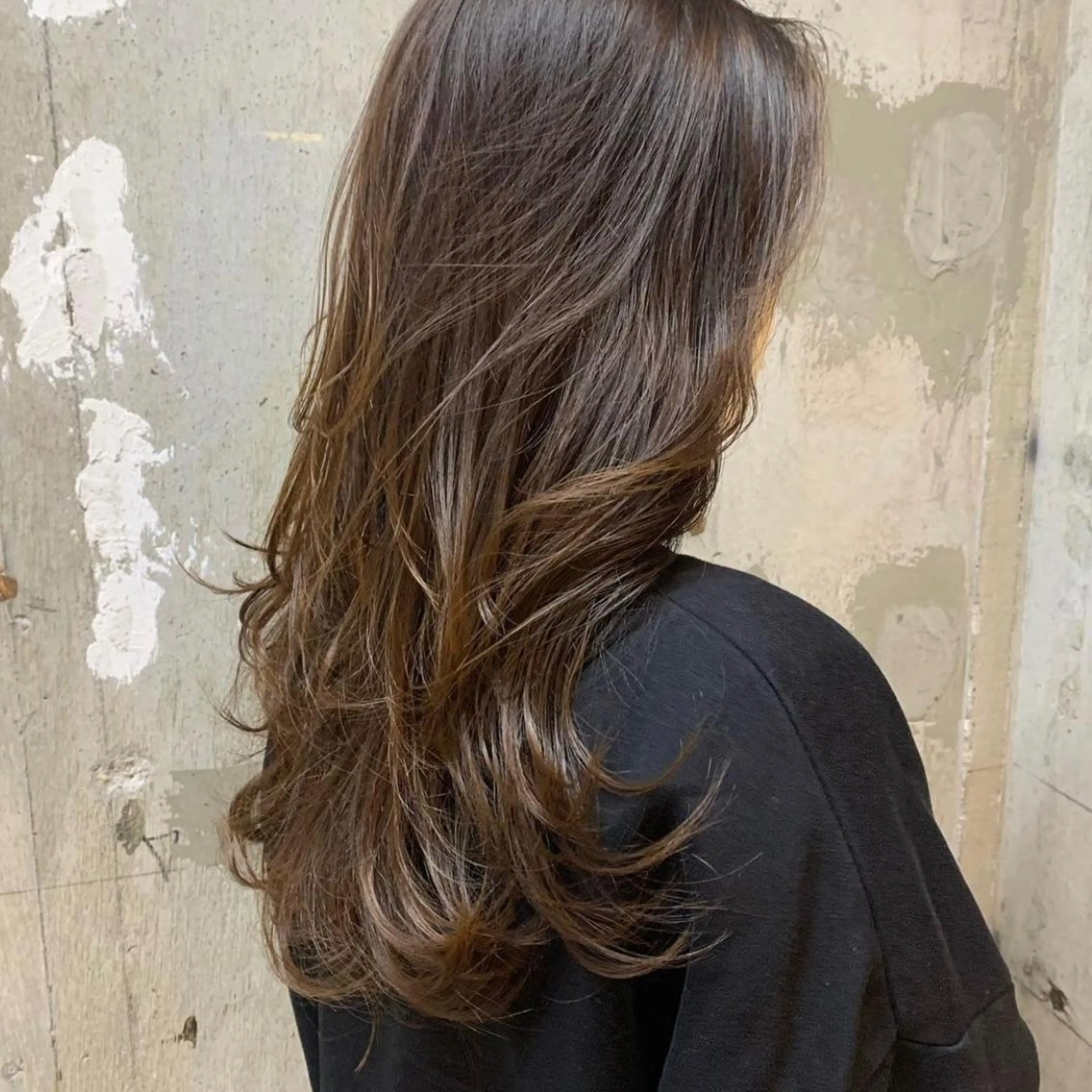 セミロング レイヤーカット カット ヘアカラー 🎀ハイトーン/レイ ヤー/Reina🎀のヘアスタイル