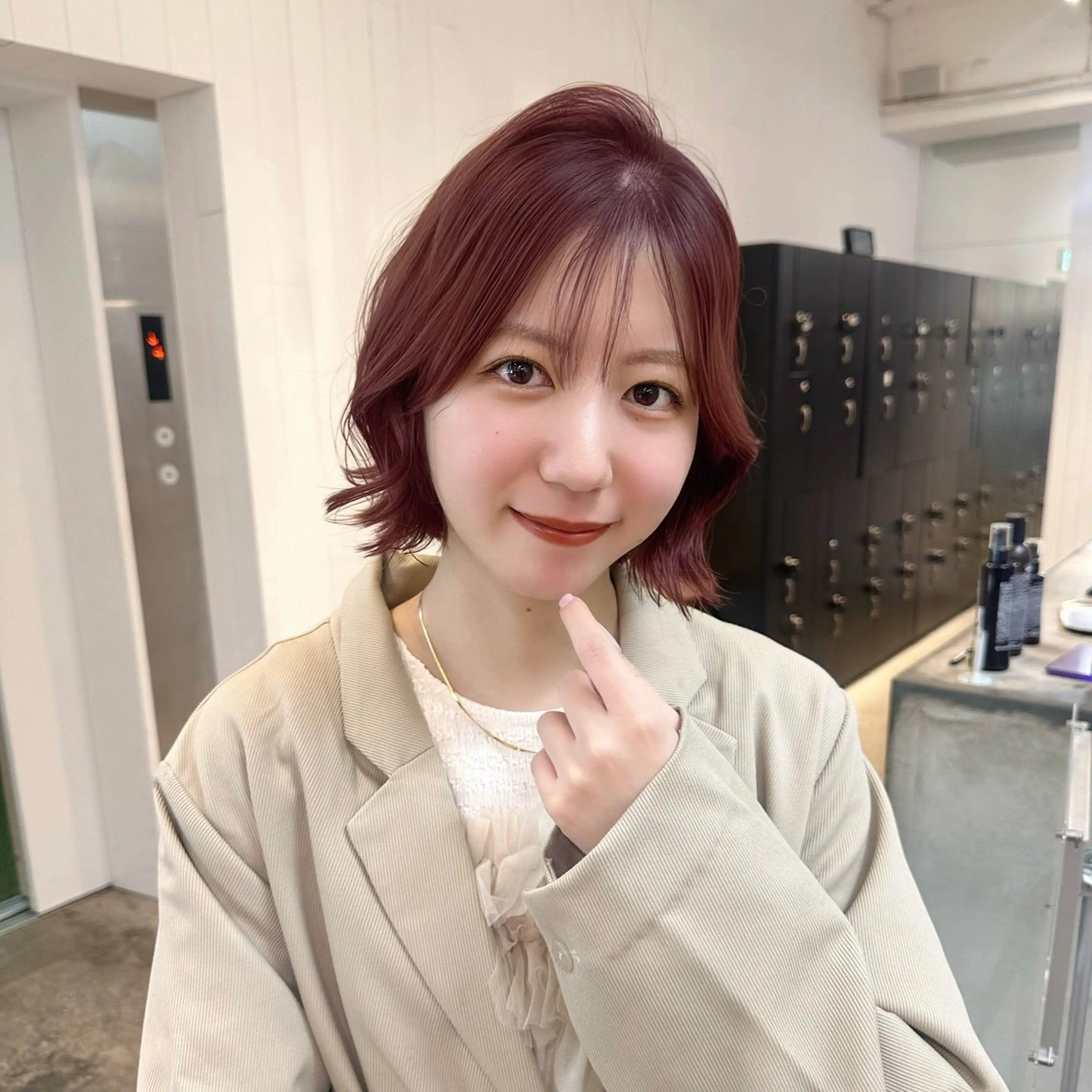 ショート カラー カット Haruka 🎀暖色カラーのヘアスタイル