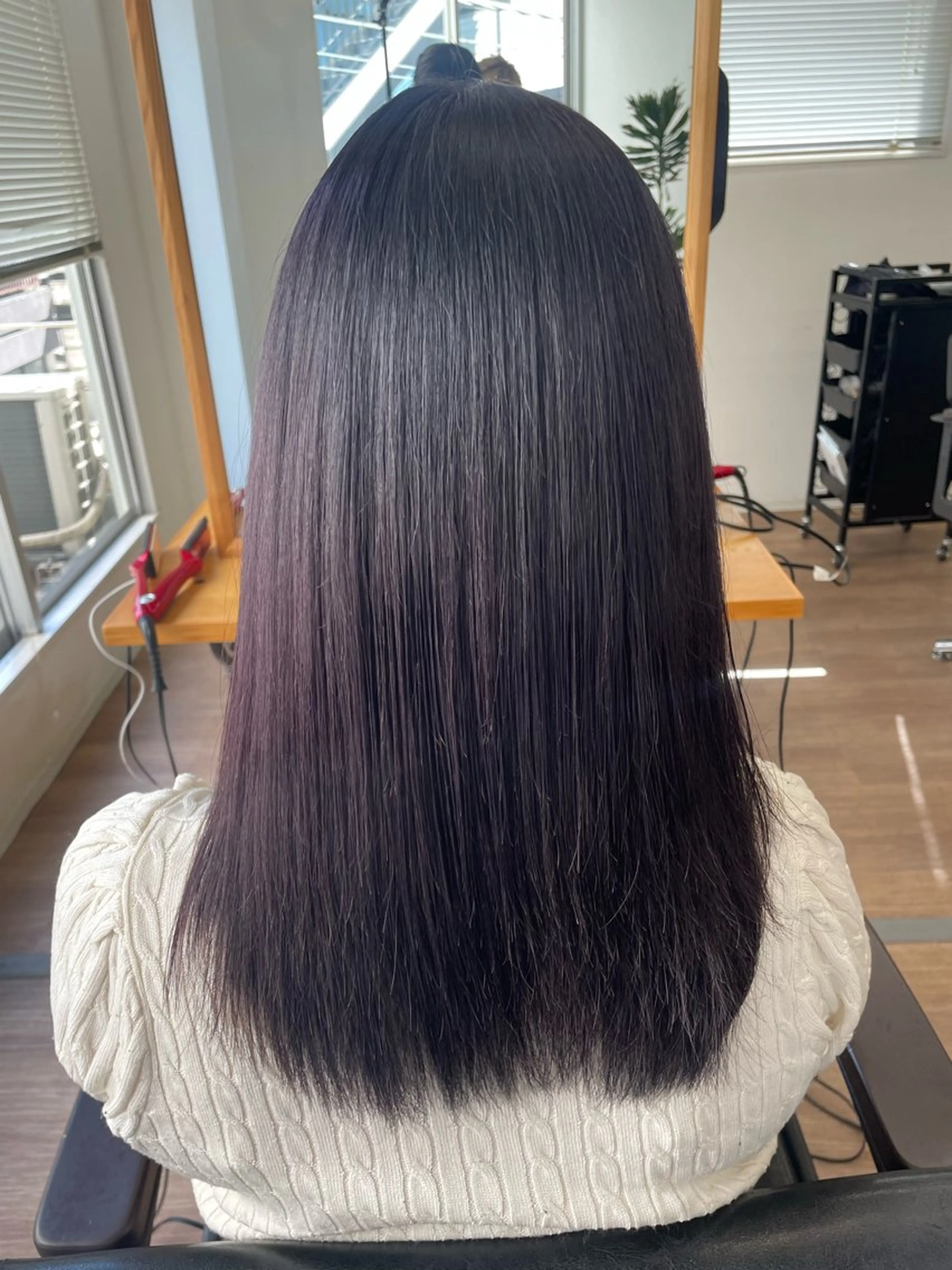 ロング カラー 小澤 わかなのヘアスタイル