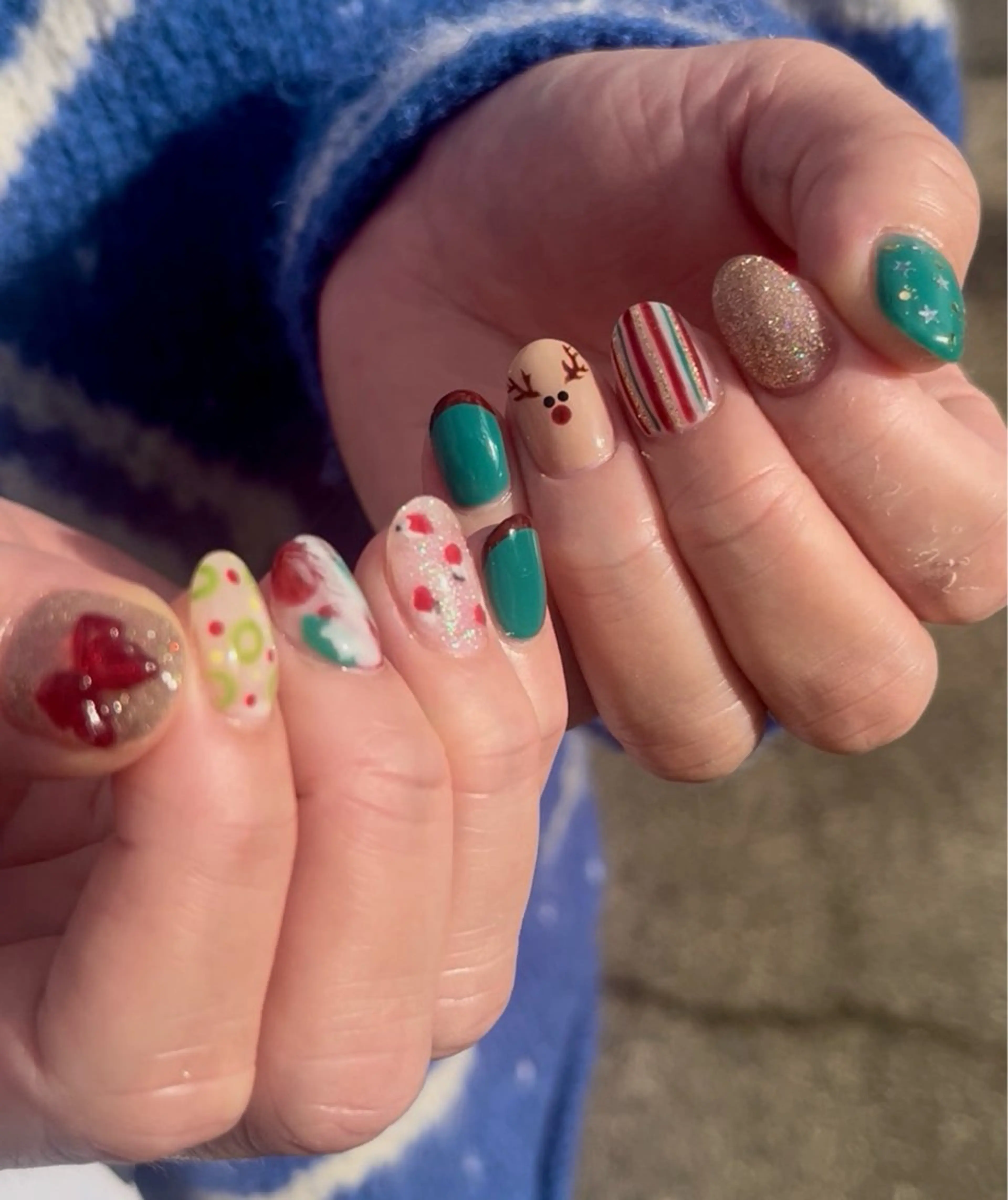 🎄クリスマスネイル🎅デザインおまかせ‼️の写真