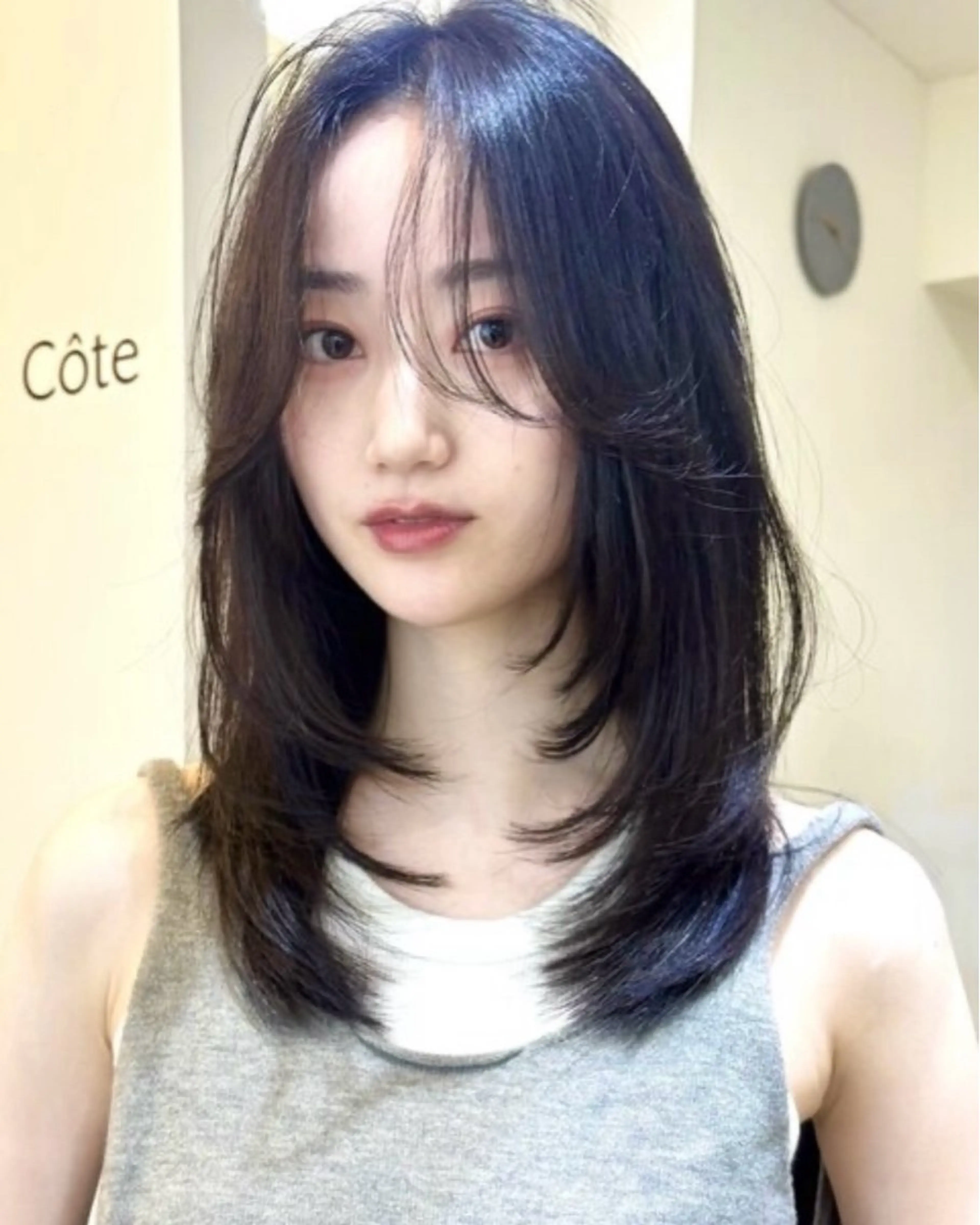 ミディアム Côte所属・レイヤー/ボブカット ゆい/Côte表参道のヘアスタイル