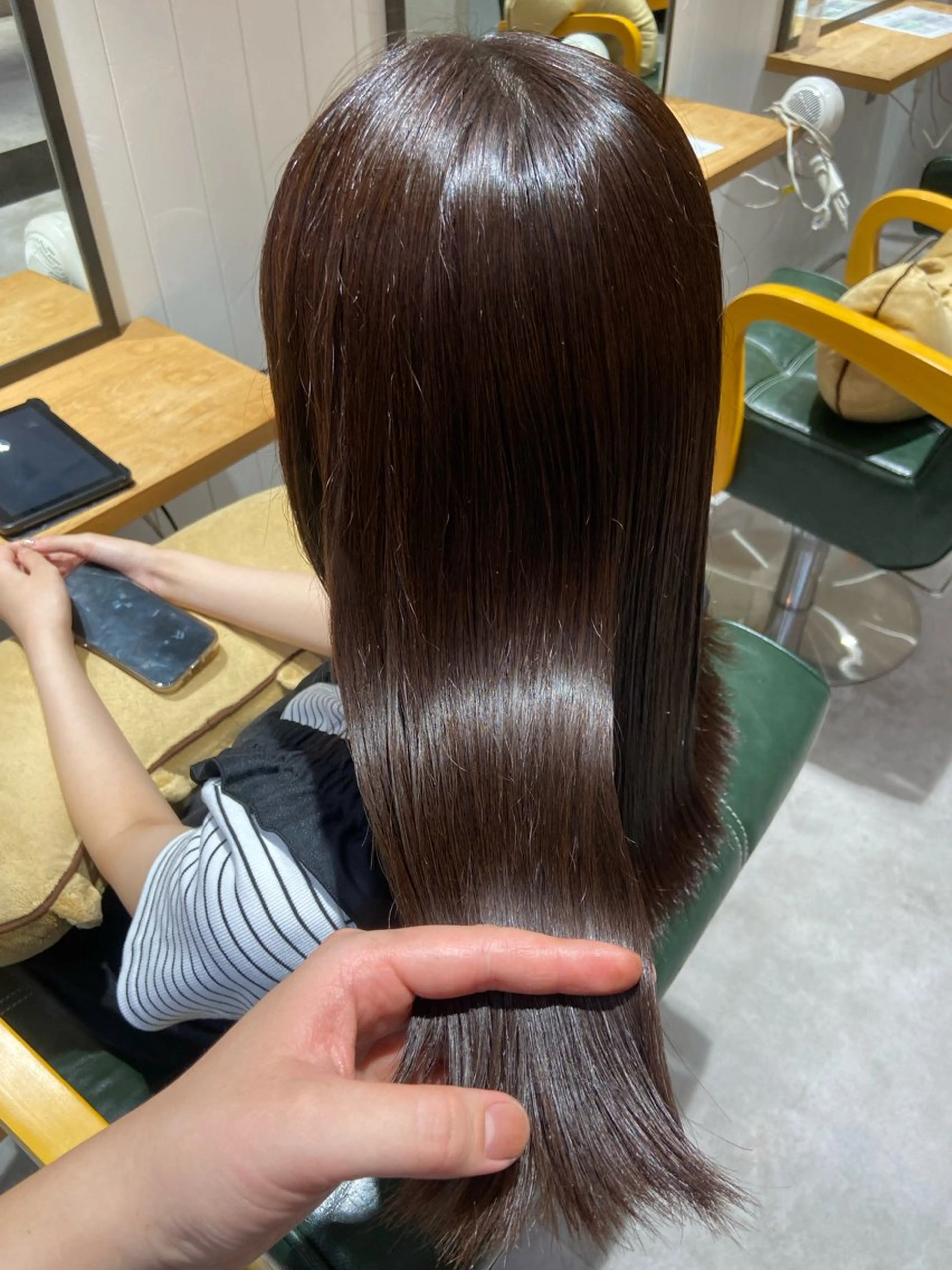 ロング カラー 髪質改善/オオイシ ナツミのヘアスタイル