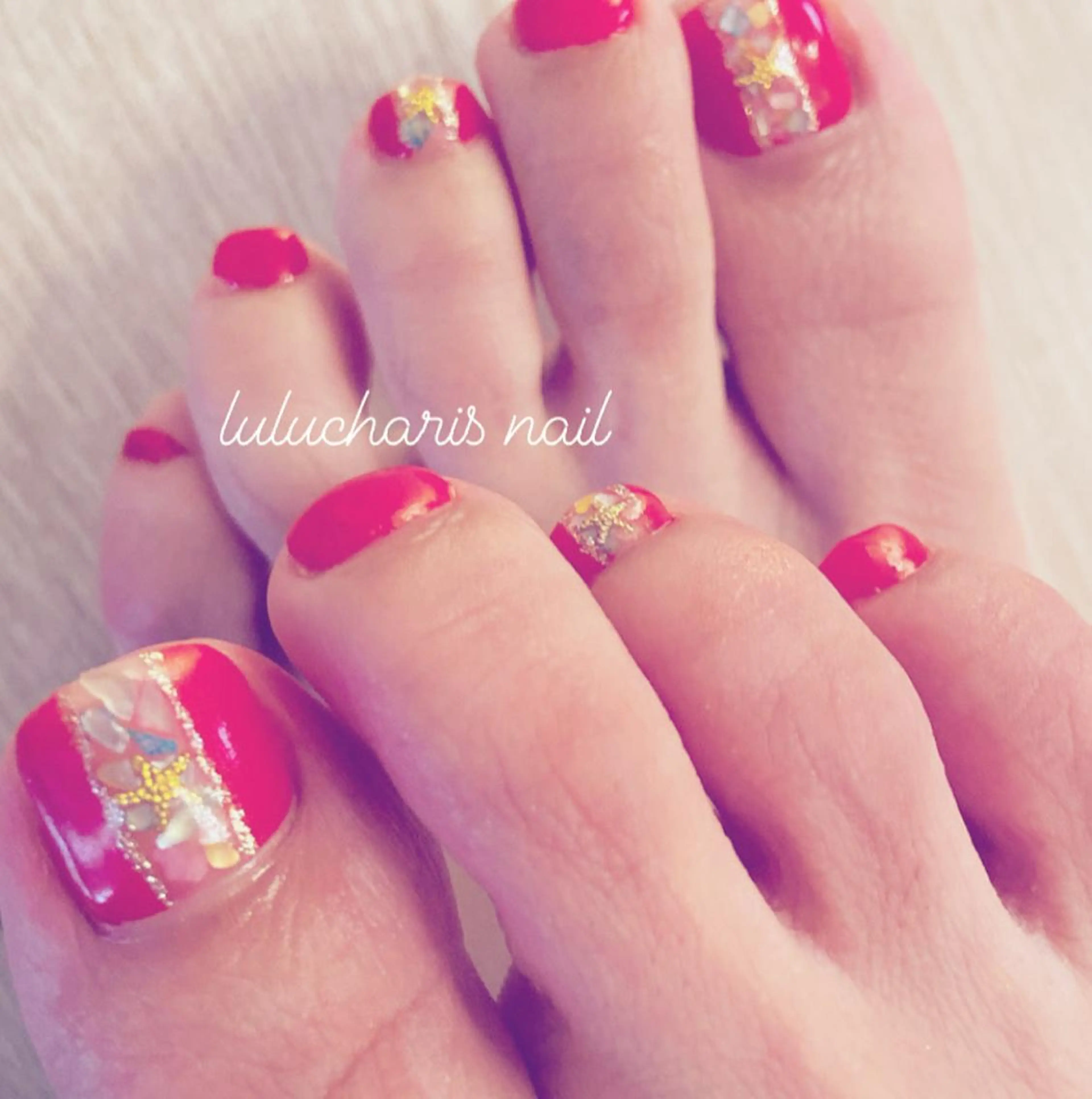 ネイル フットネイル Lulu charisu所属・lulucharis nailのネイルデザイン