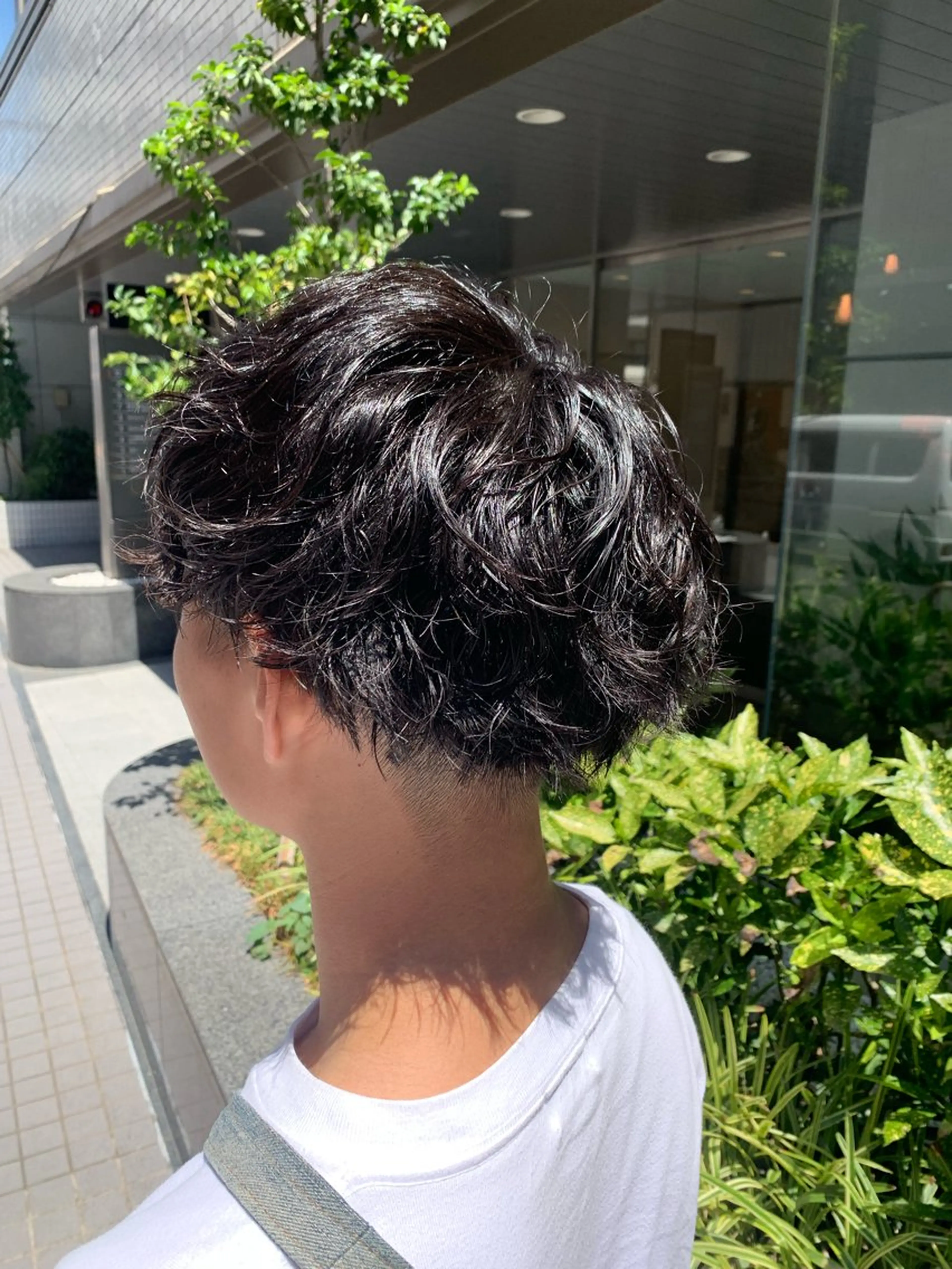 ショート メンズ マッシュ メンズパーマ 波巻きパーマ カット パーマ メンズ/レイヤー/ 高田優のヘアスタイル