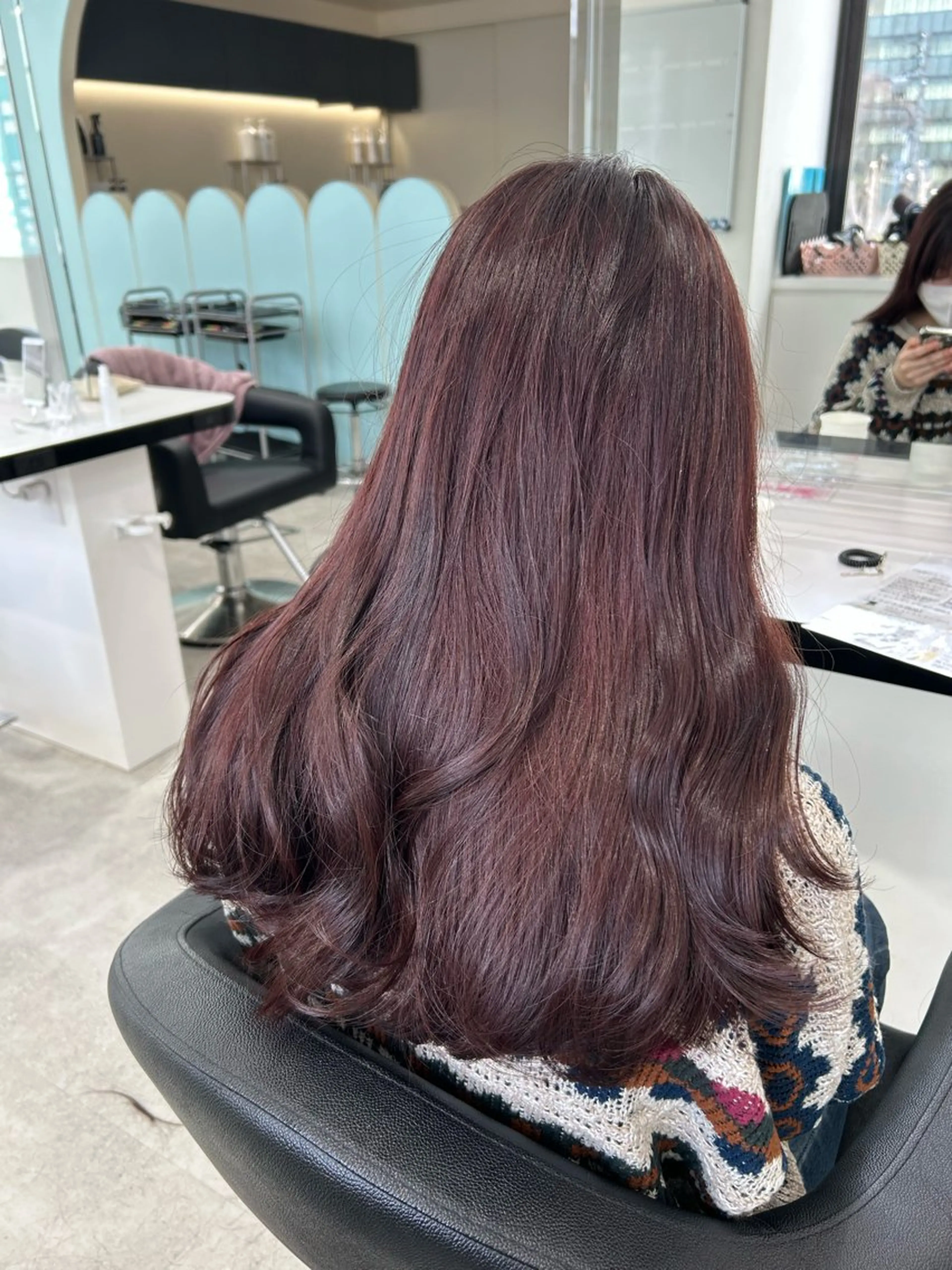 ロング カラー エフェクトブリーチ／ レイヤーカット／翔のヘアスタイル