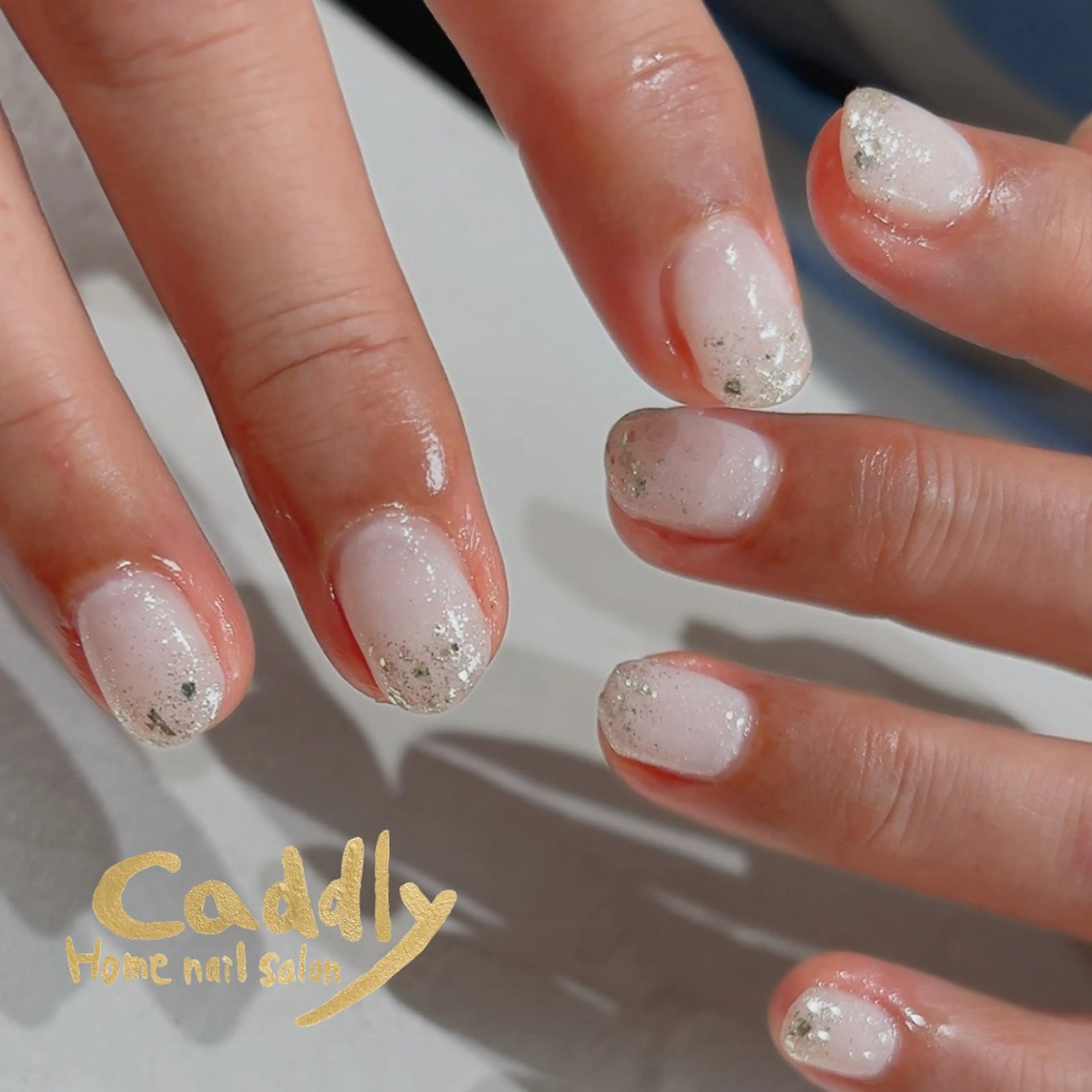 ネイル ラメ(グリッター) ハンドネイル caddly naoのネイルデザイン