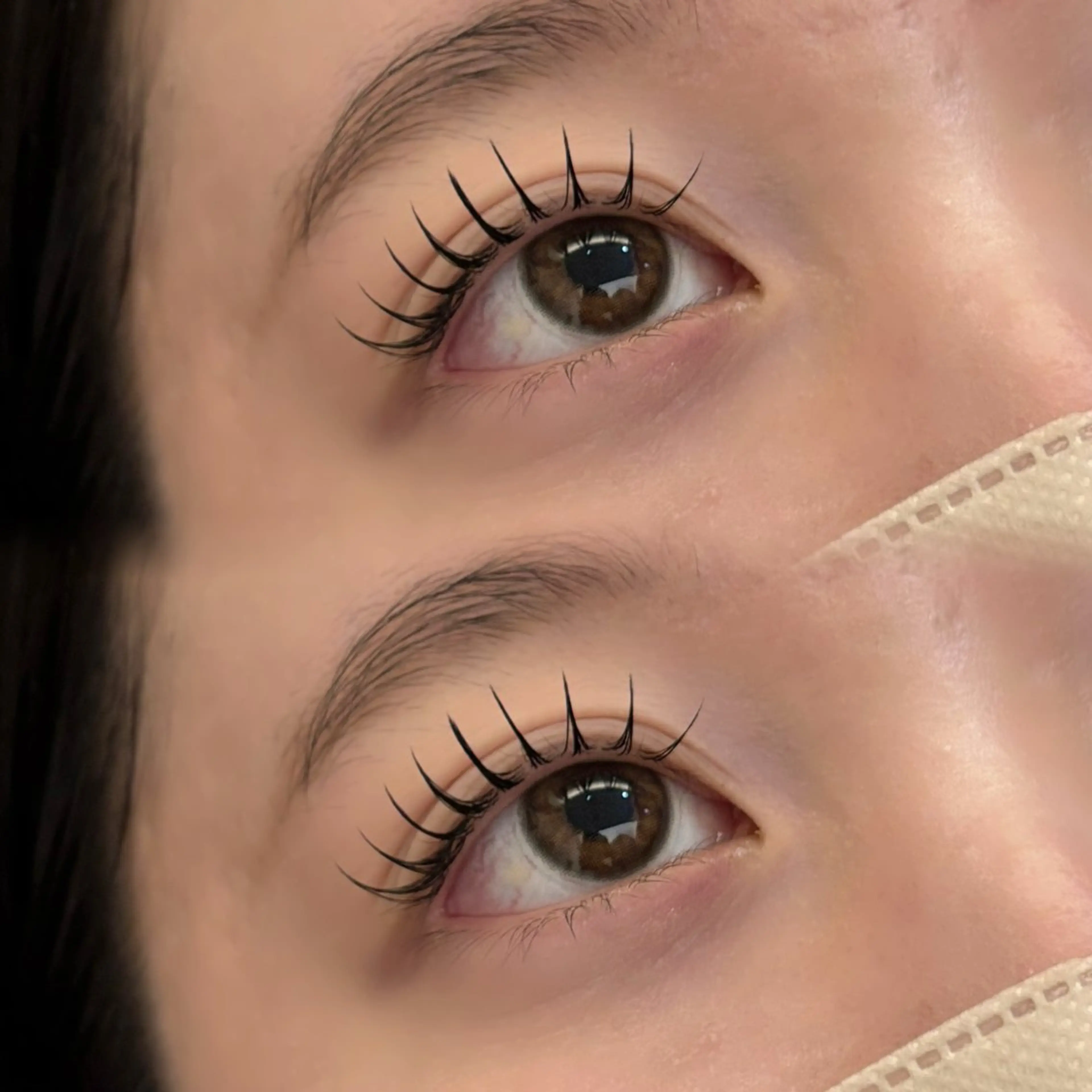 マツエク・マツパ カラーマツエク 韓国風マツエク パリジェンヌラッシュリフト まつげパーマ 艶カラー♡/eye / mai🪐🪄のヘアスタイル