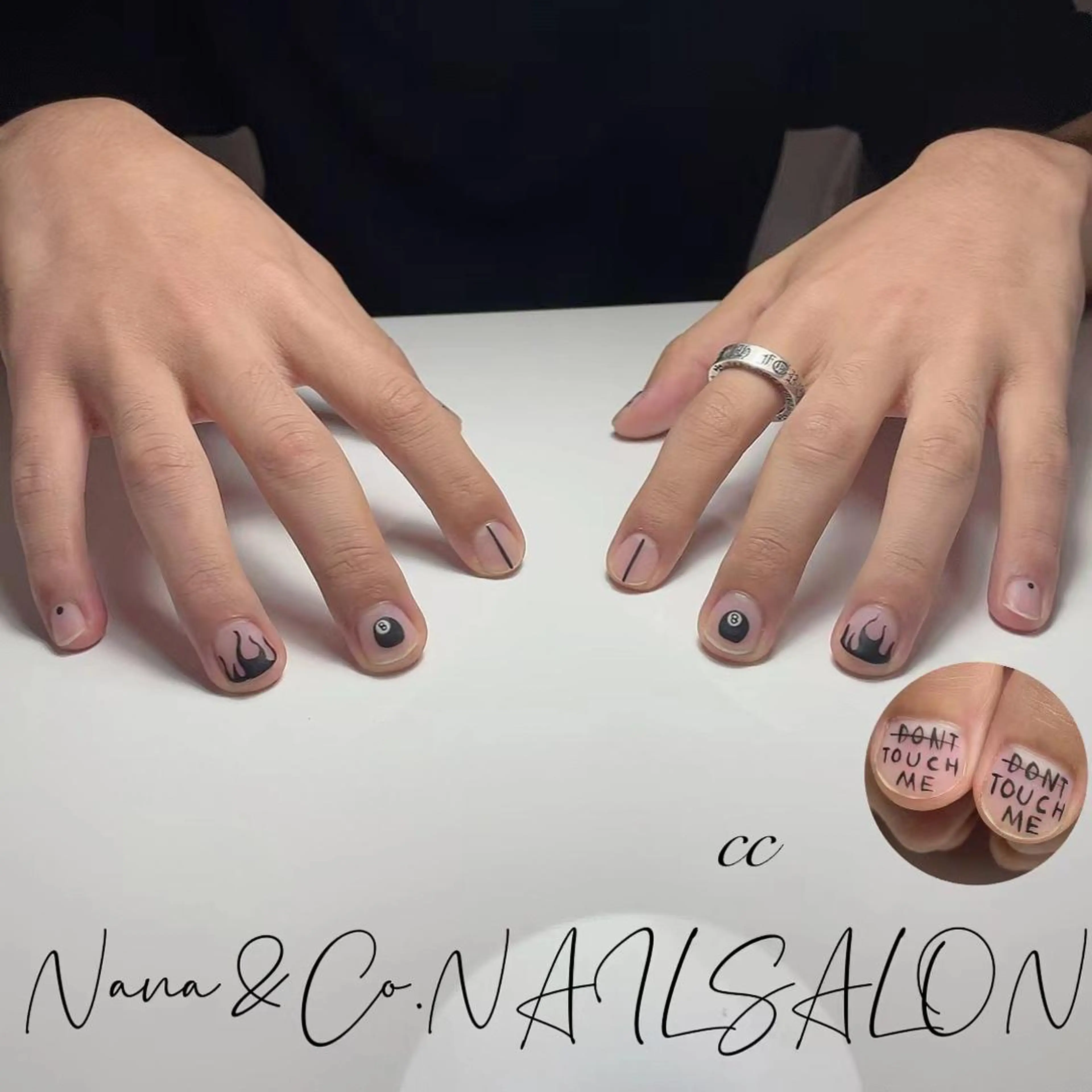 カラー ネイル メンズネイル ハンドネイル ハンドケア NANAKO 🌼のネイルデザイン