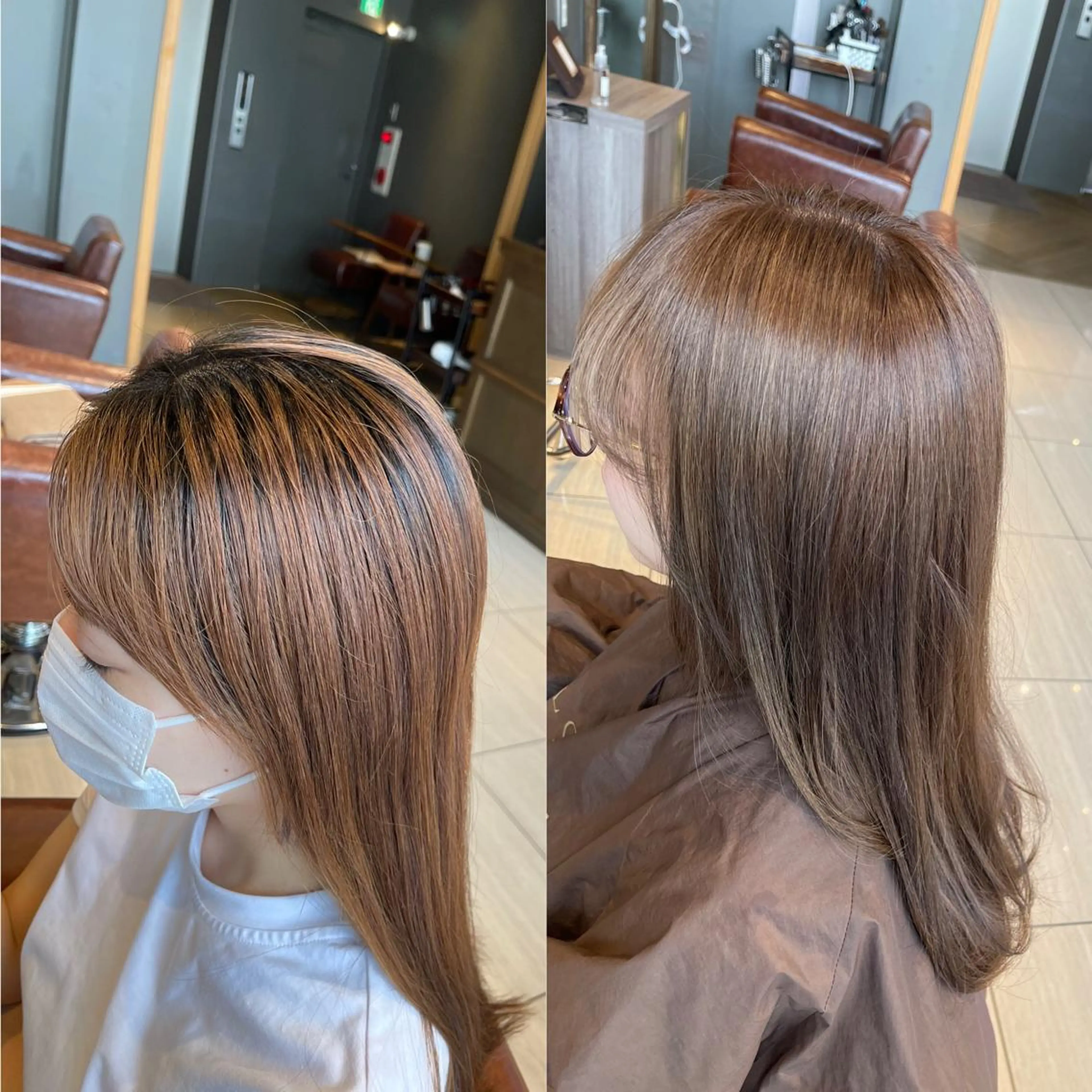 ロング トリートメント カット ヘアカラー トリートメント 艶カラー/艶髪矯正 LOANA鈴木のヘアスタイル