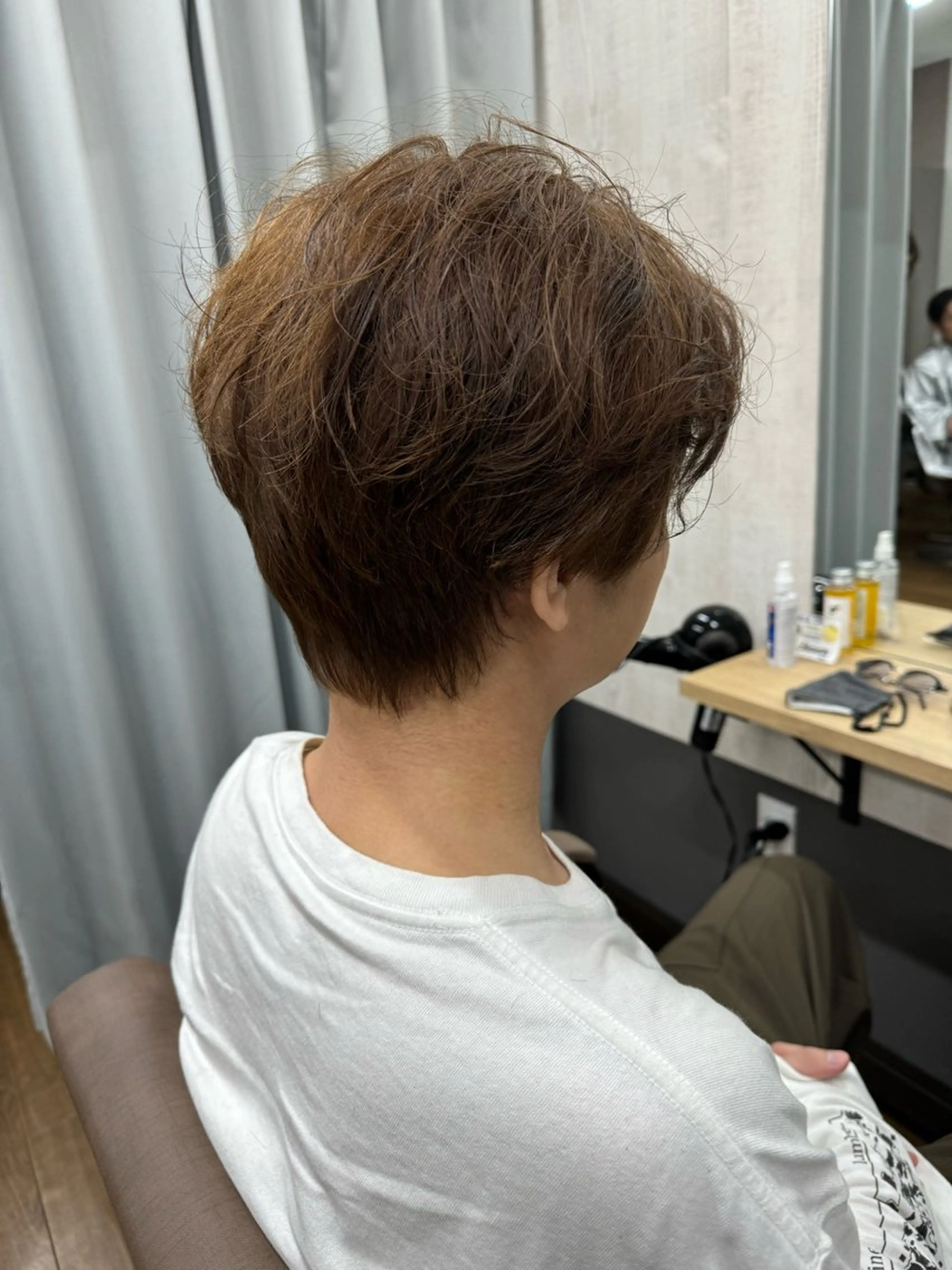ショート くせ毛 ショートヘア TELA HAIR 稲毛店　千尋のヘアスタイル