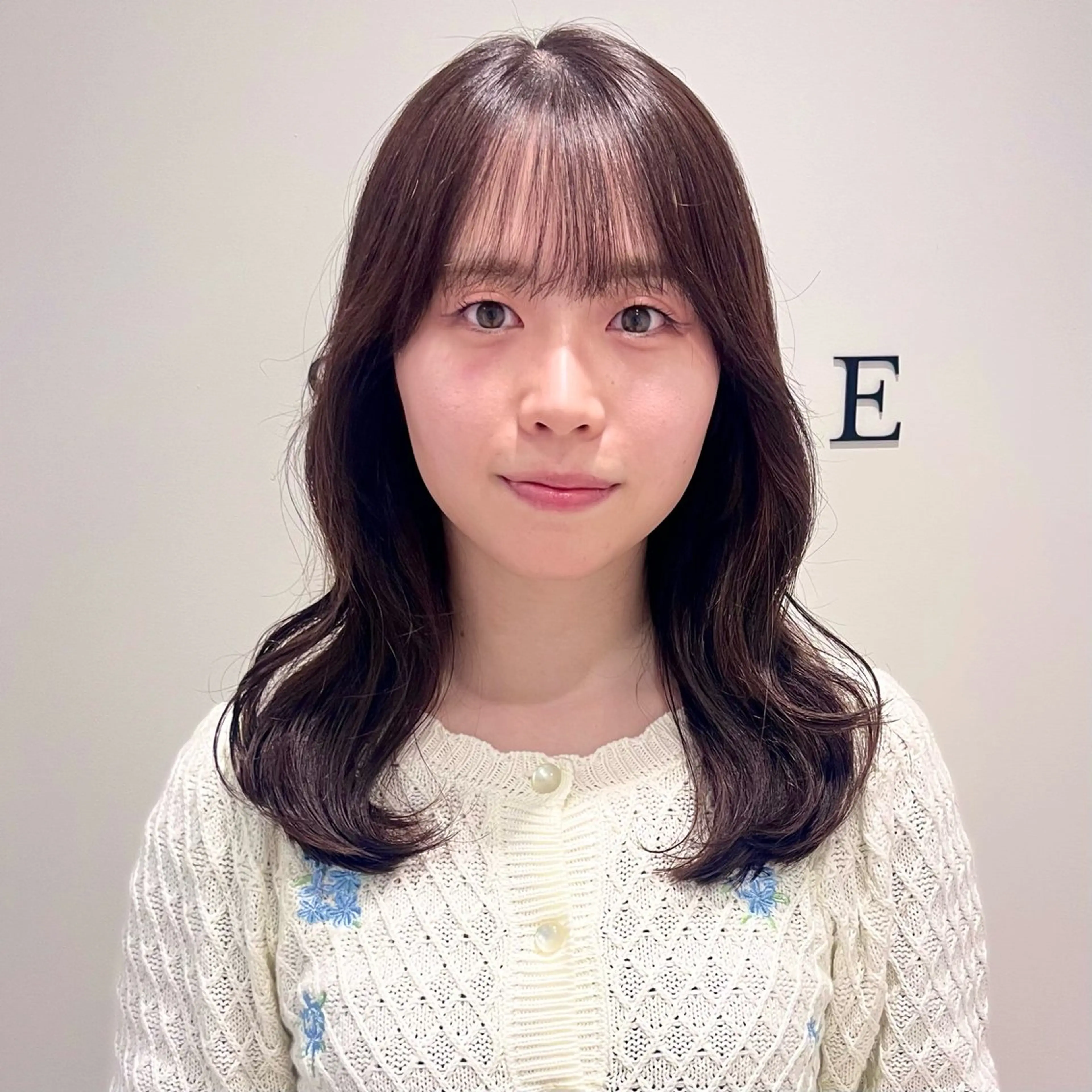 セミロング ヘアカラー トリートメント STYLE 相模大野のヘアスタイル