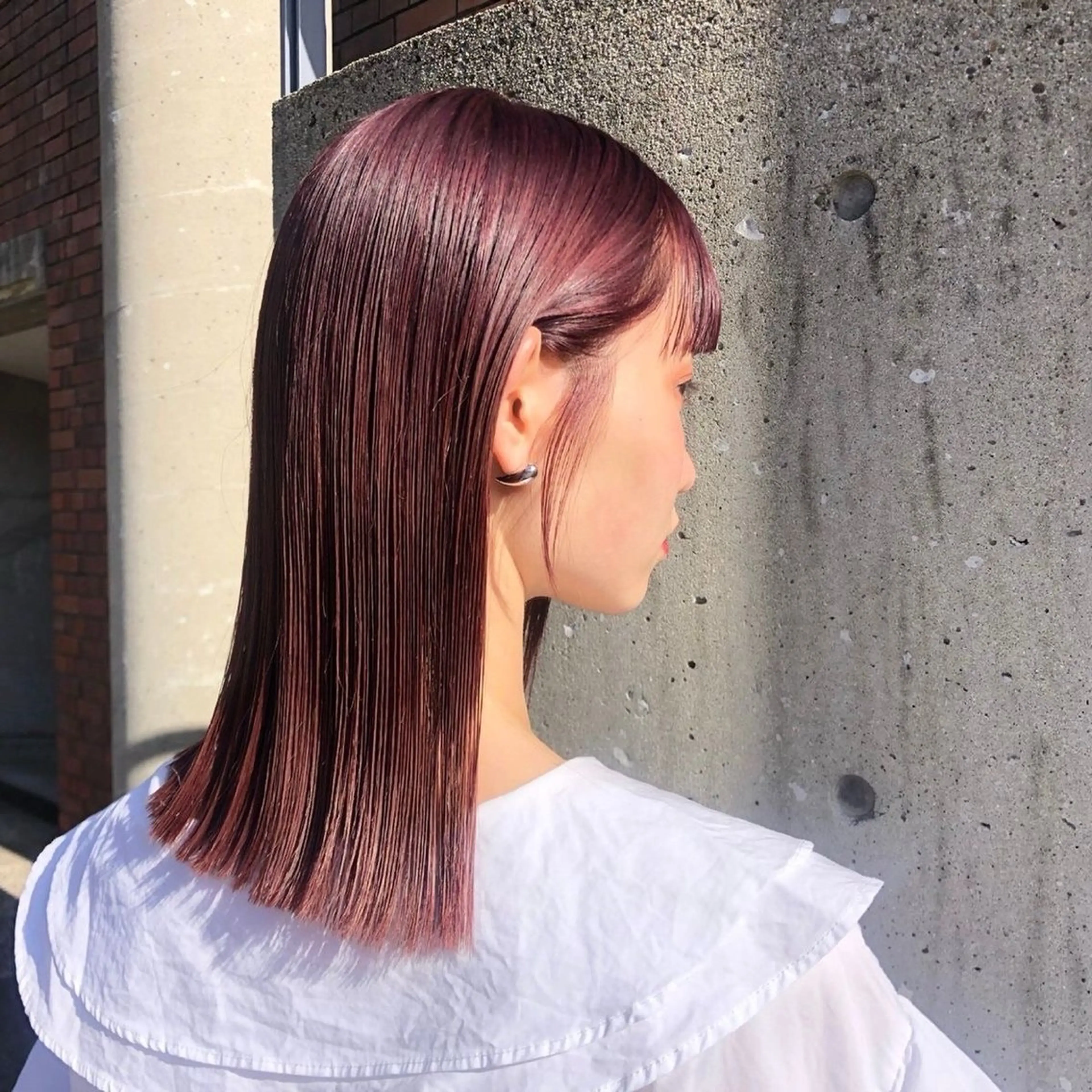 ロング ヘアカラー FILMS haru 暖色カラーのヘアスタイル