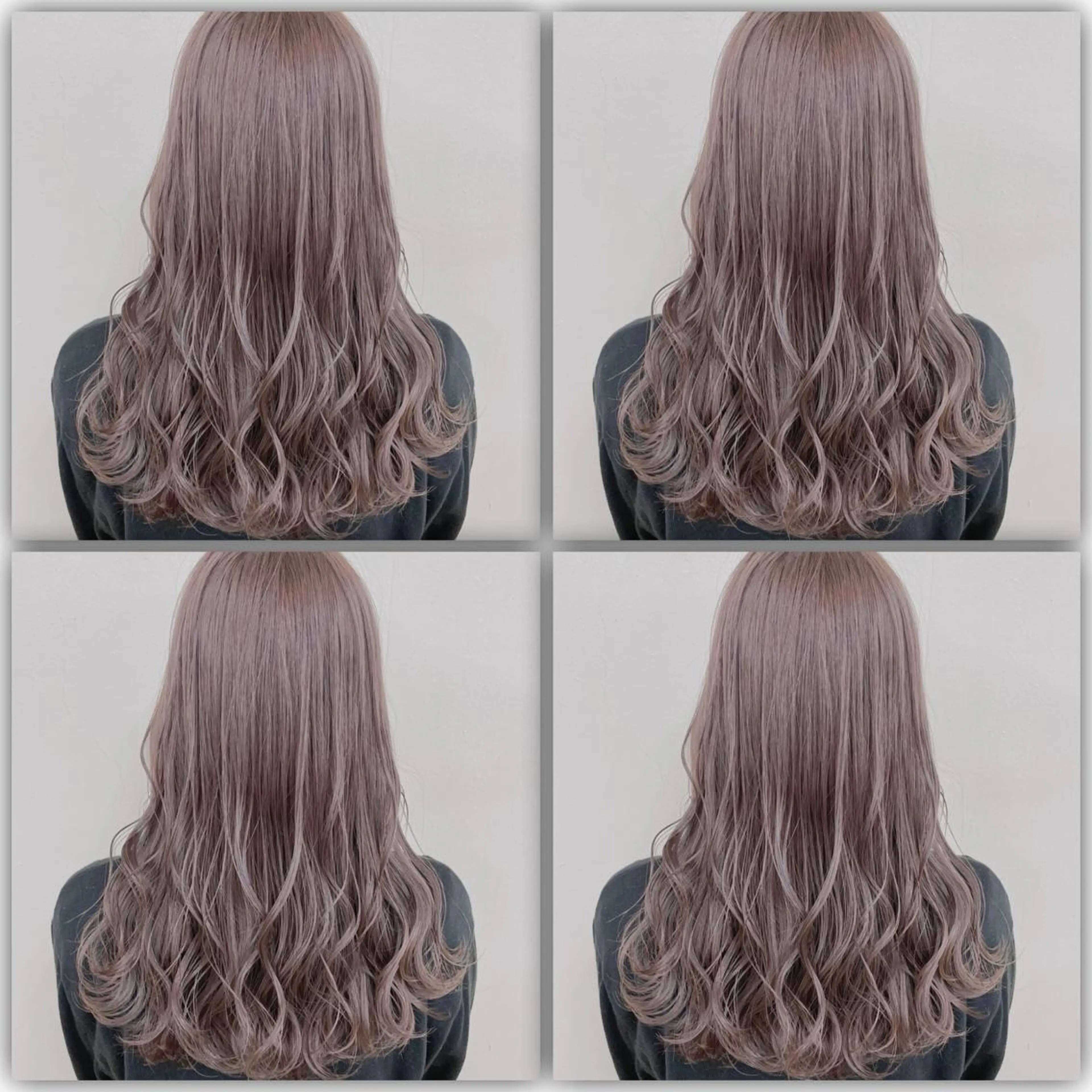 セミロング カラー ケアブリーチ 韓国レイヤーKYONのヘアスタイル