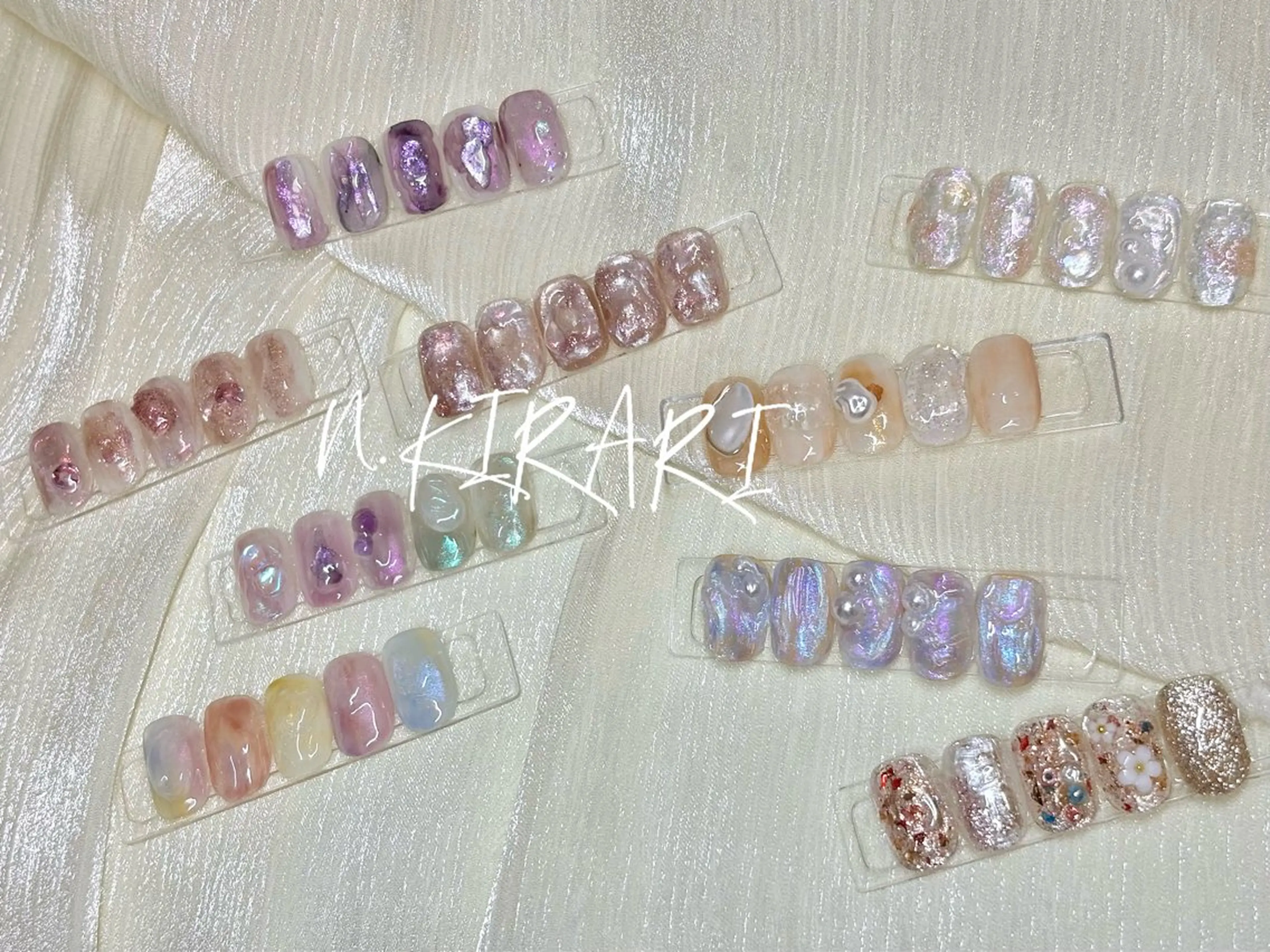 ネイル ニュアンスネイル 春ネイル N.KIRARI hanaのネイルデザイン