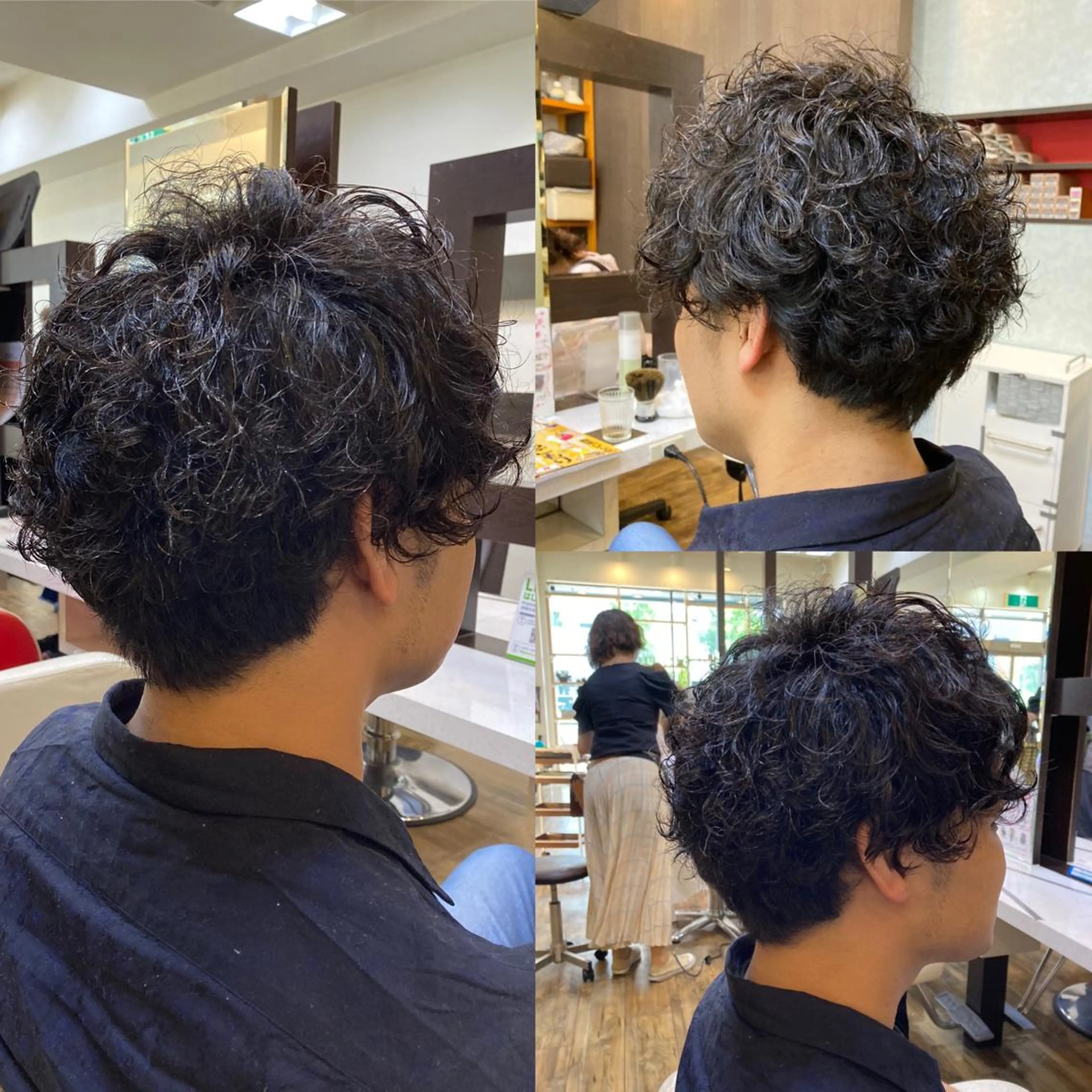 ショート パーマ メンズ メンズパーマ 赤羽、髪質改善サロン 吉野リョウスケのヘアスタイル
