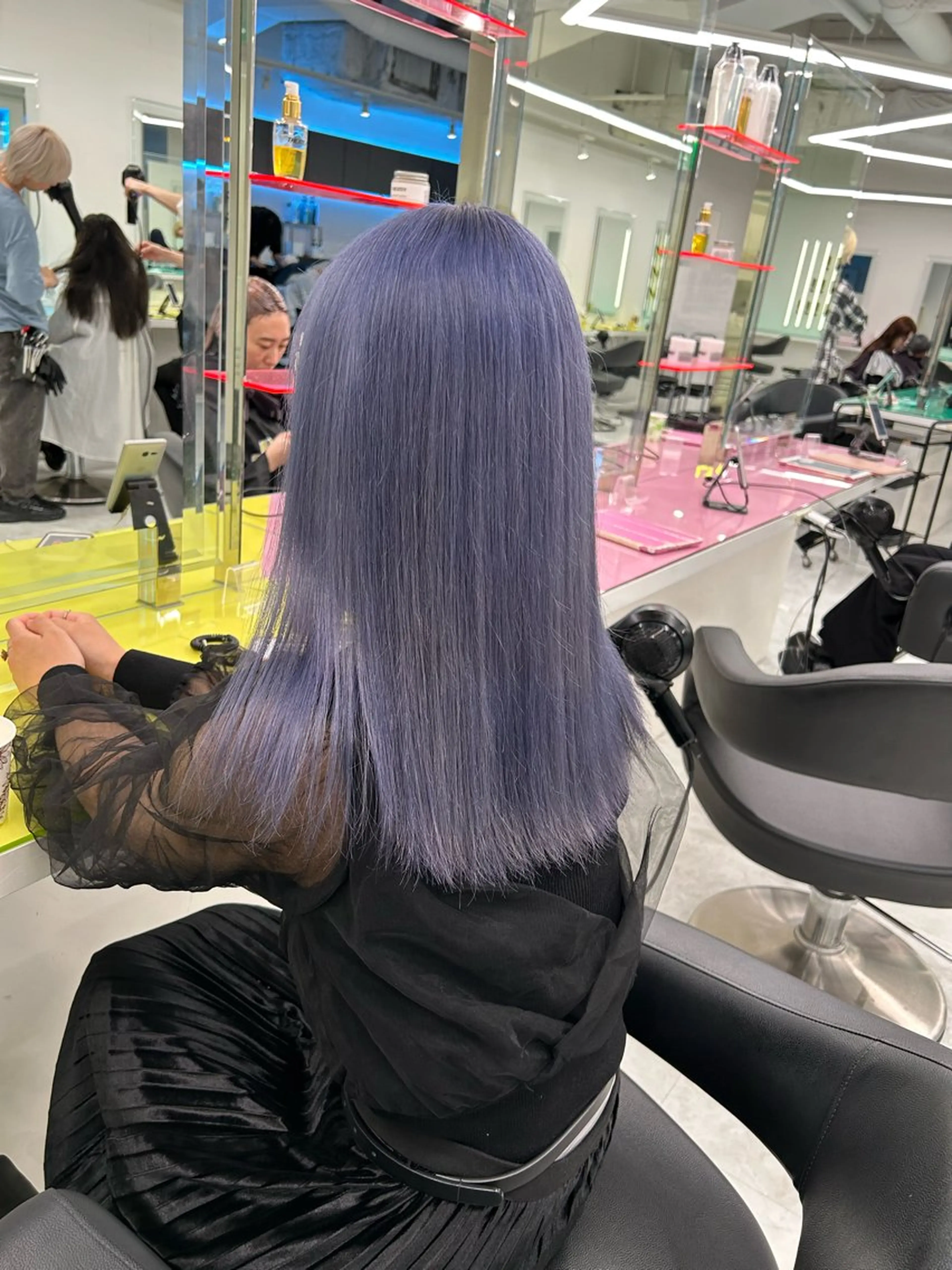 カラー トレンドモテカラー 🩷色落ちまで可愛くのヘアスタイル