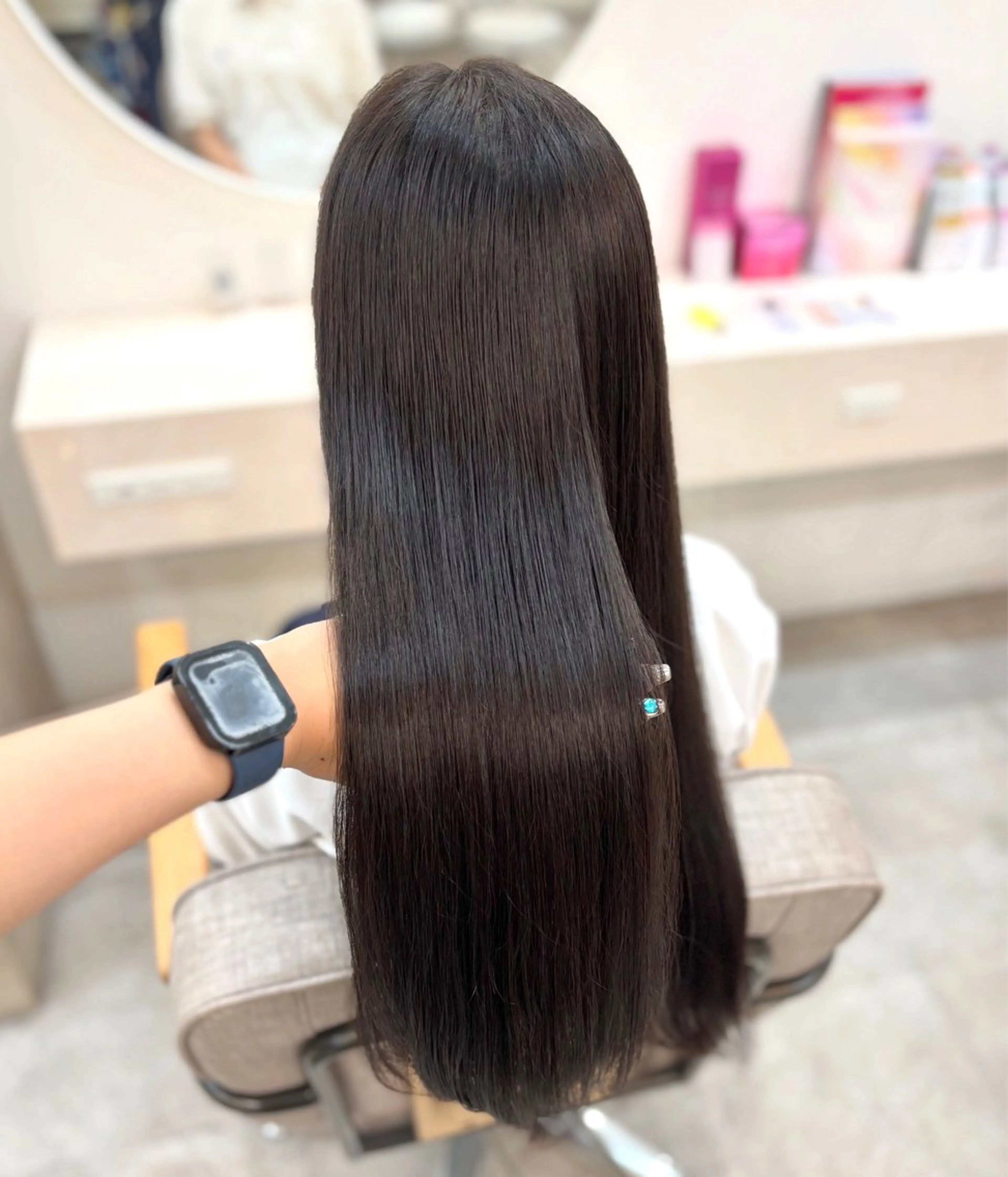 ロング 縮毛矯正 NANA🍊/熊谷 /縮毛矯正/髪質改善のヘアスタイル