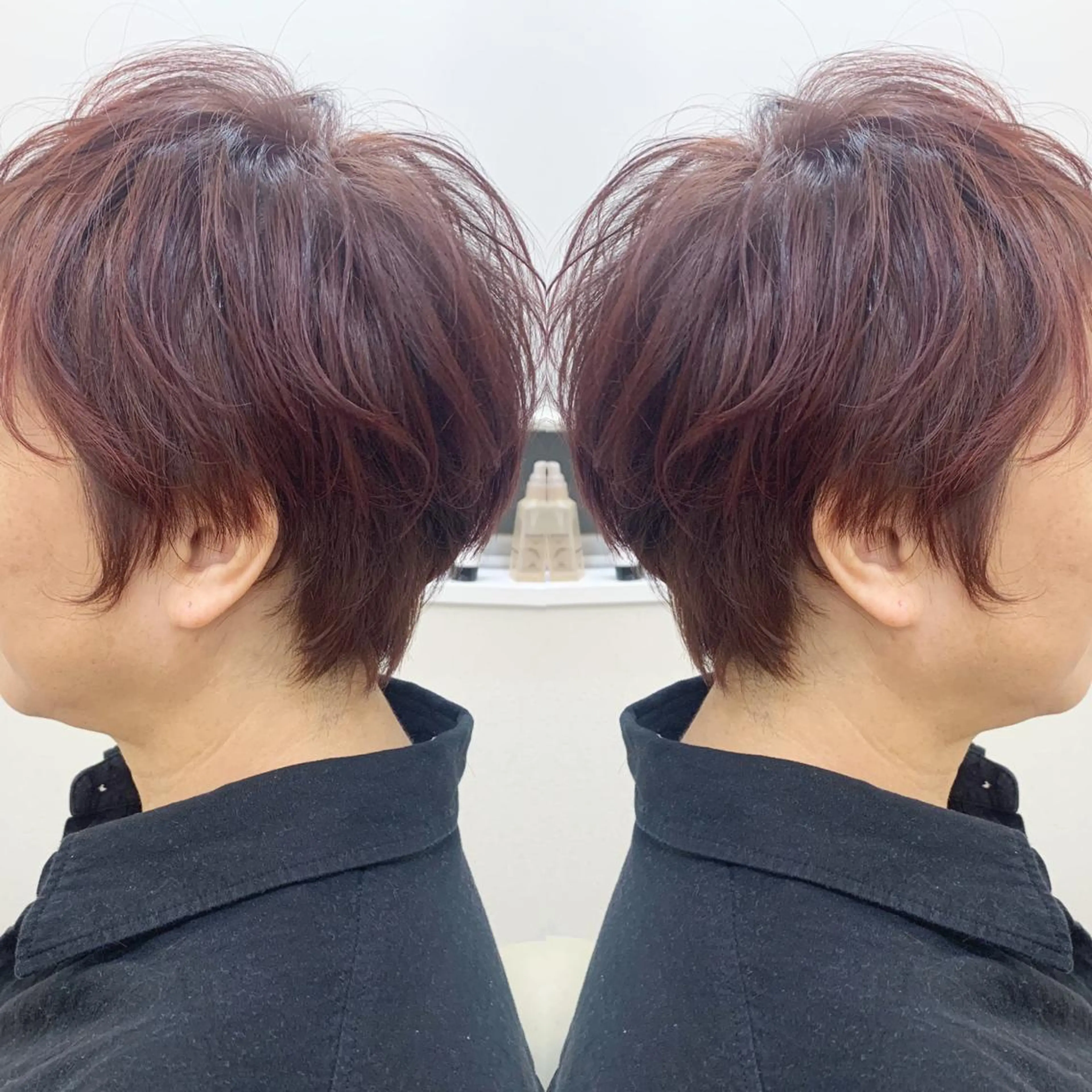 ショート ショートボブ ボブ ショートヘア カット ヘアカラー H所属・H (エイチ) 烏丸御池店のヘアスタイル