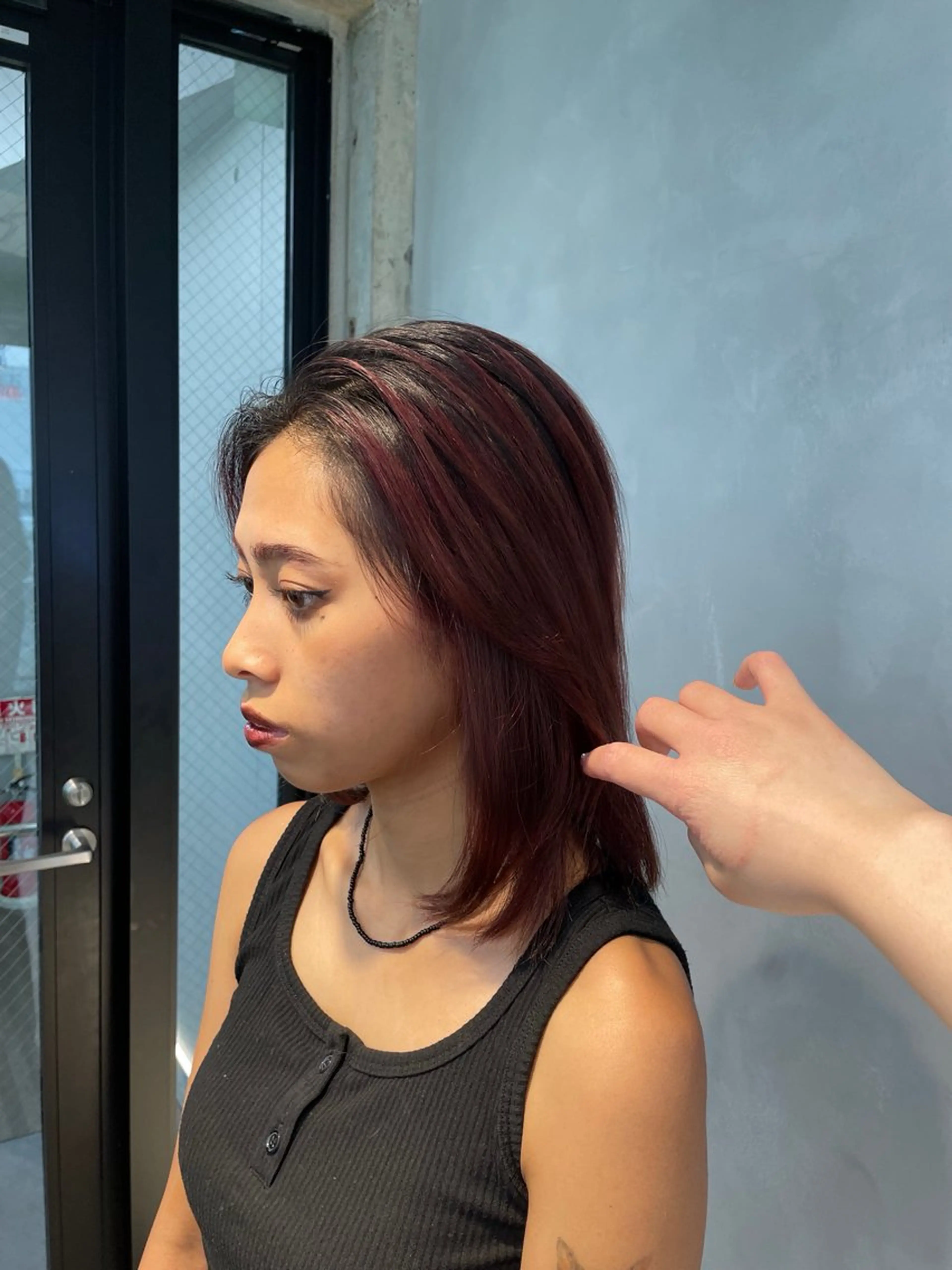 カラー 暖色/ハイトーン/ カラー/HBLのヘアスタイル