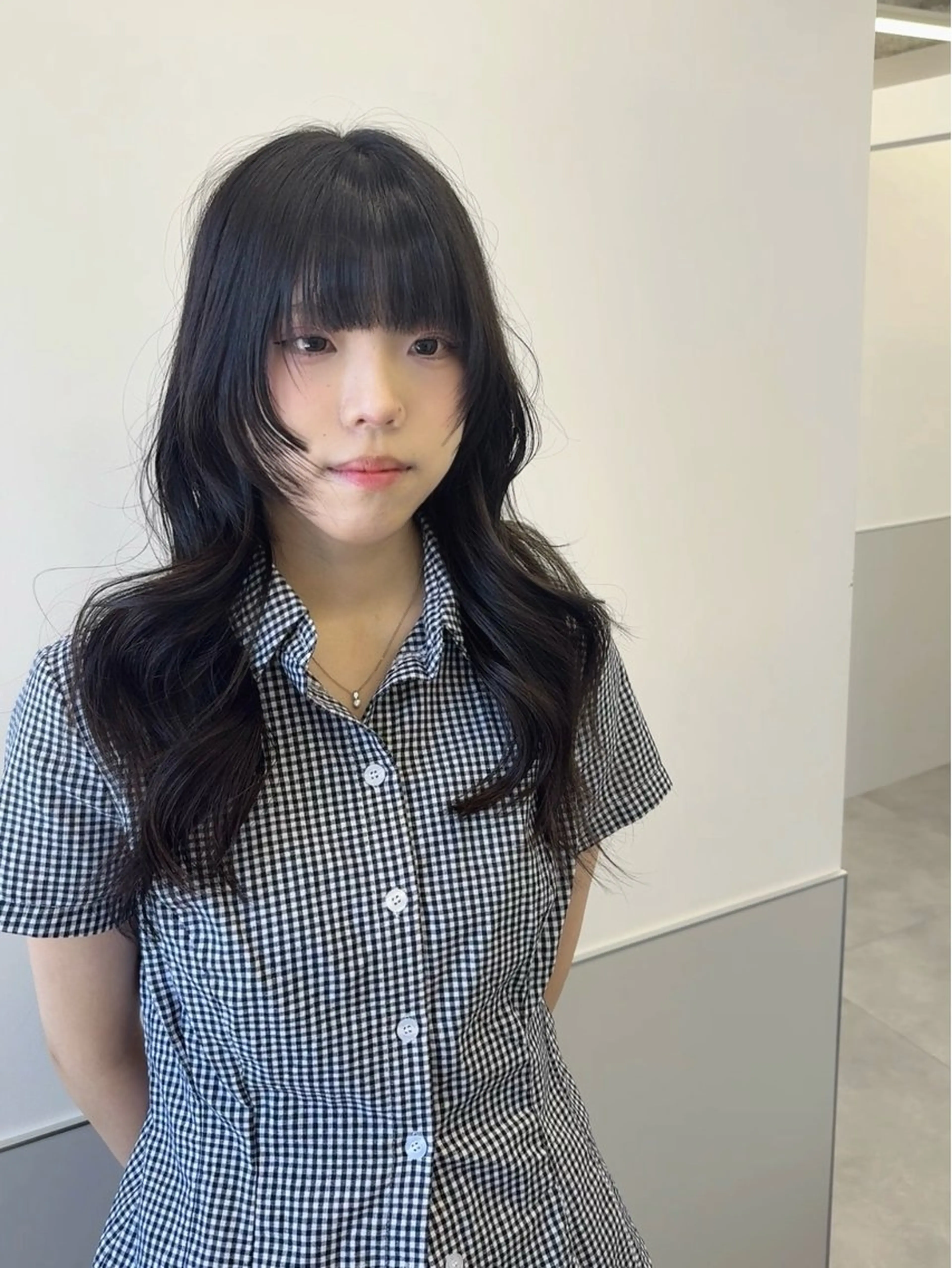 ロング 韓国風ヘア レイヤーカット トリートメント ワンホンヘア カット トリートメント GO TODAY シェアサロン 町田店所属・韓国ヘア🇰🇷 スズキのヘアスタイル