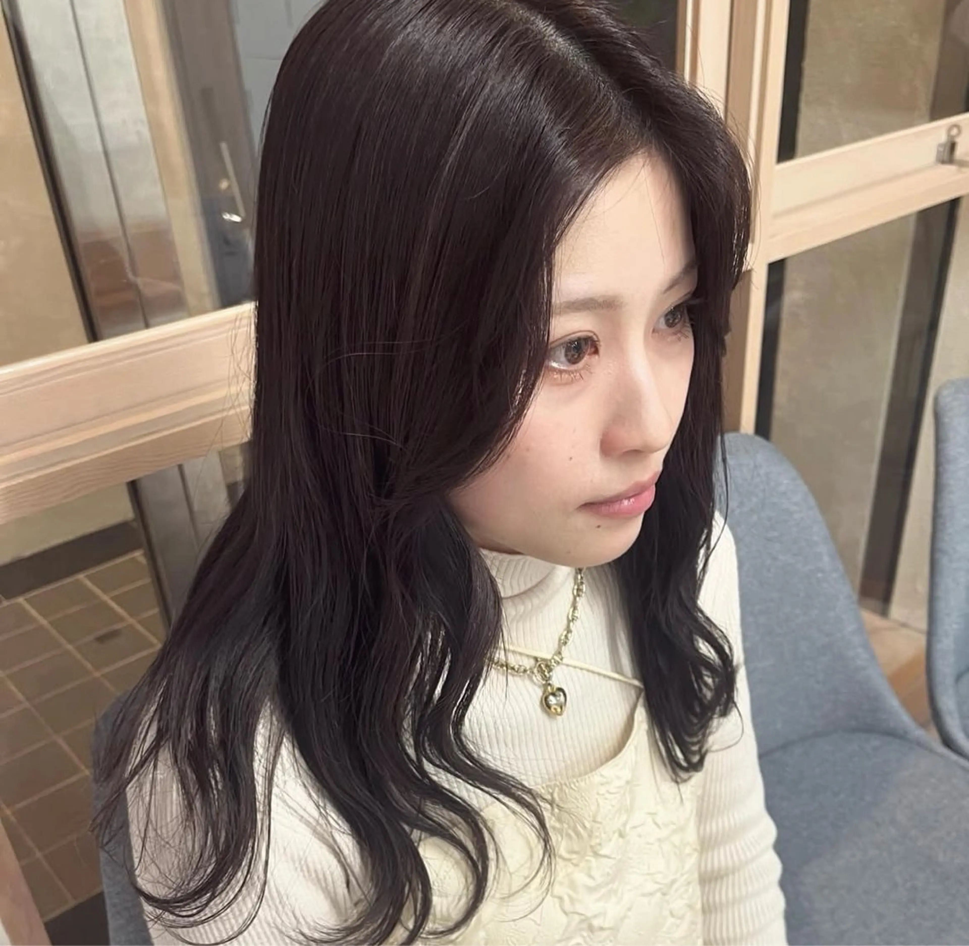 ミディアム 鳳／美容室 chinaのヘアスタイル