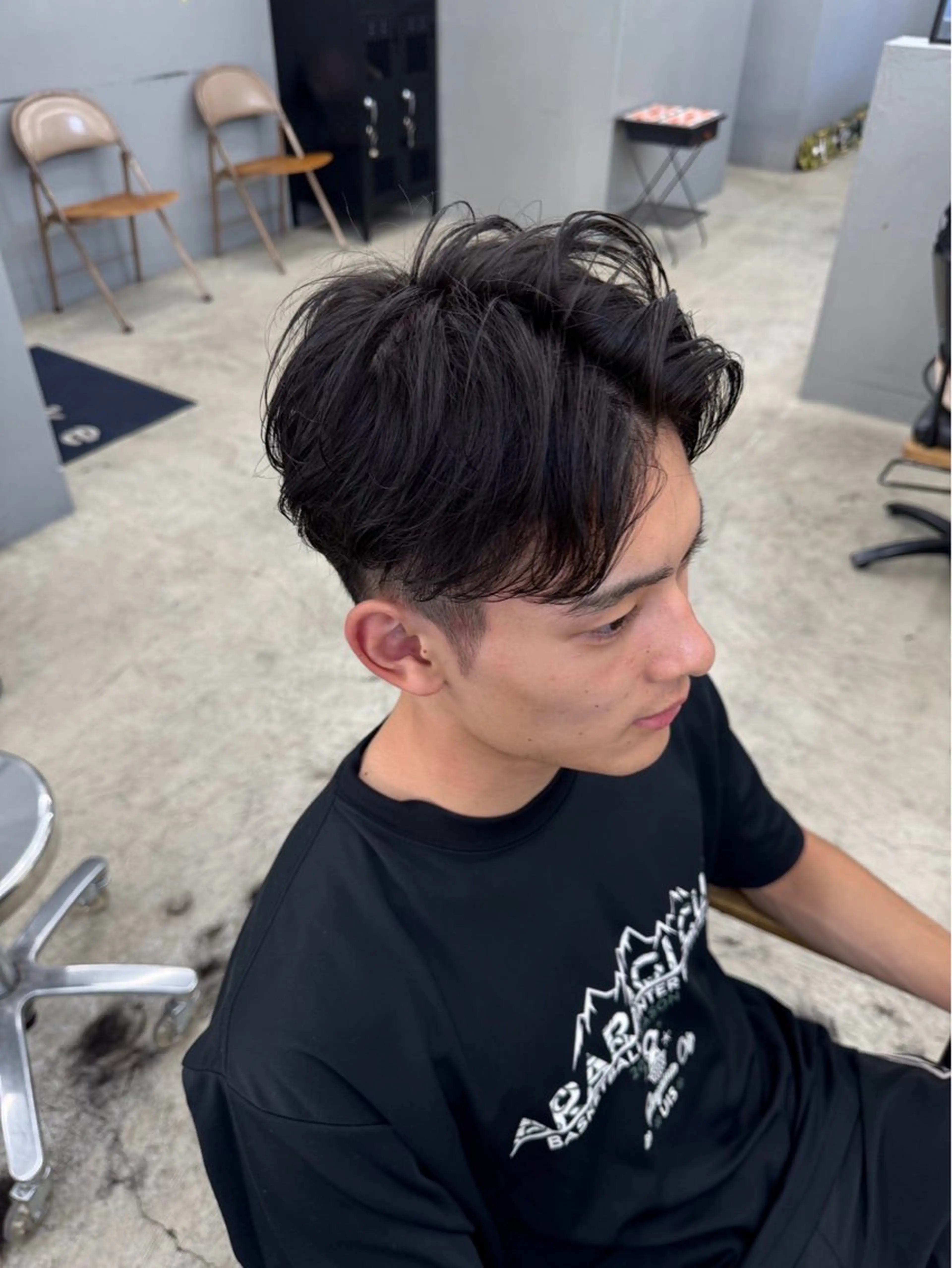 ショート メンズ カット ヘッドスパ メンズ専門サロン wokeのヘアスタイル
