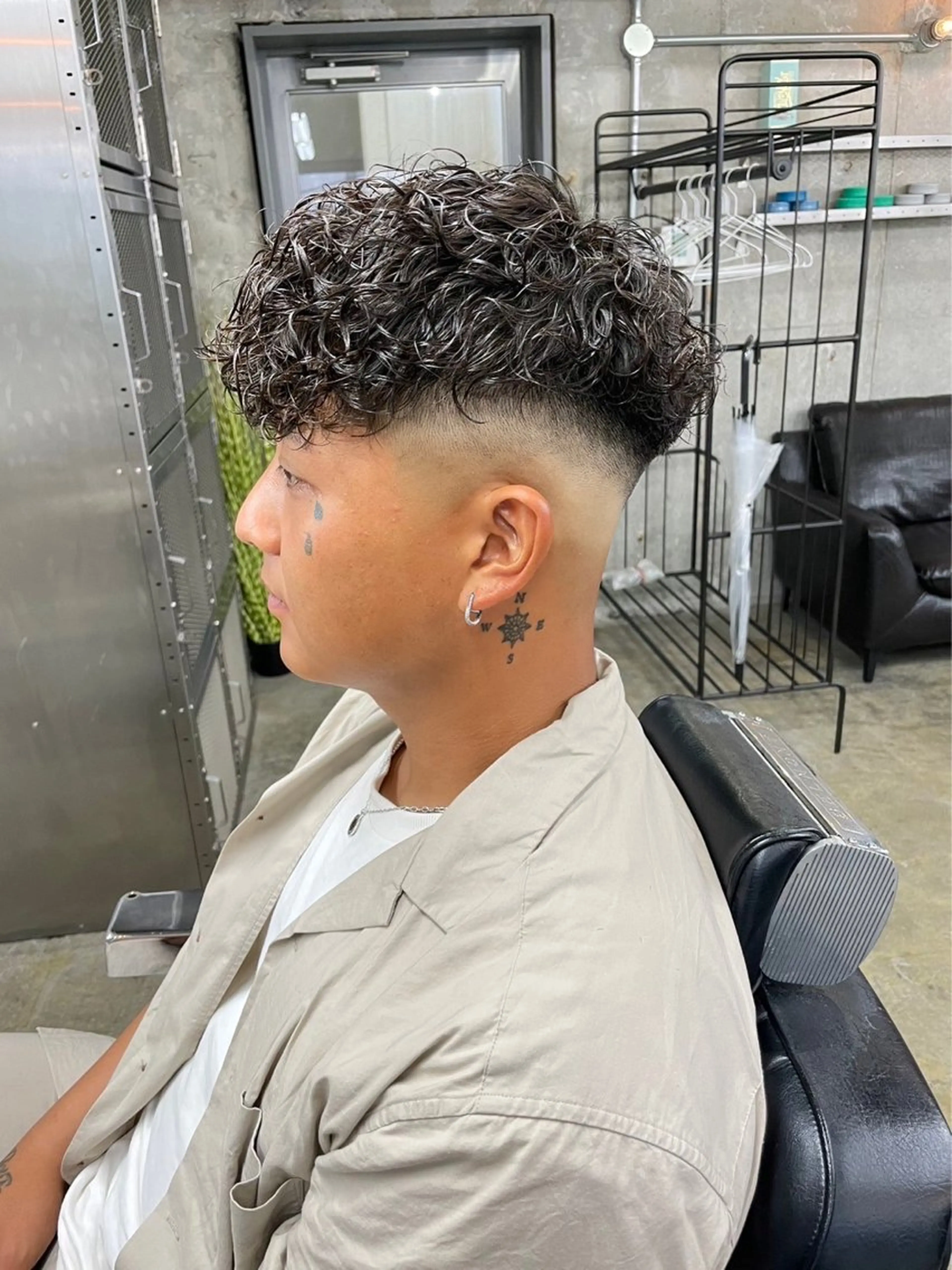 ショート カラー パーマ ヘアアレンジ メンズ カット パーマ トリートメント 亀井隆汰/メンズ専門 パーマ特化美容師のヘアスタイル