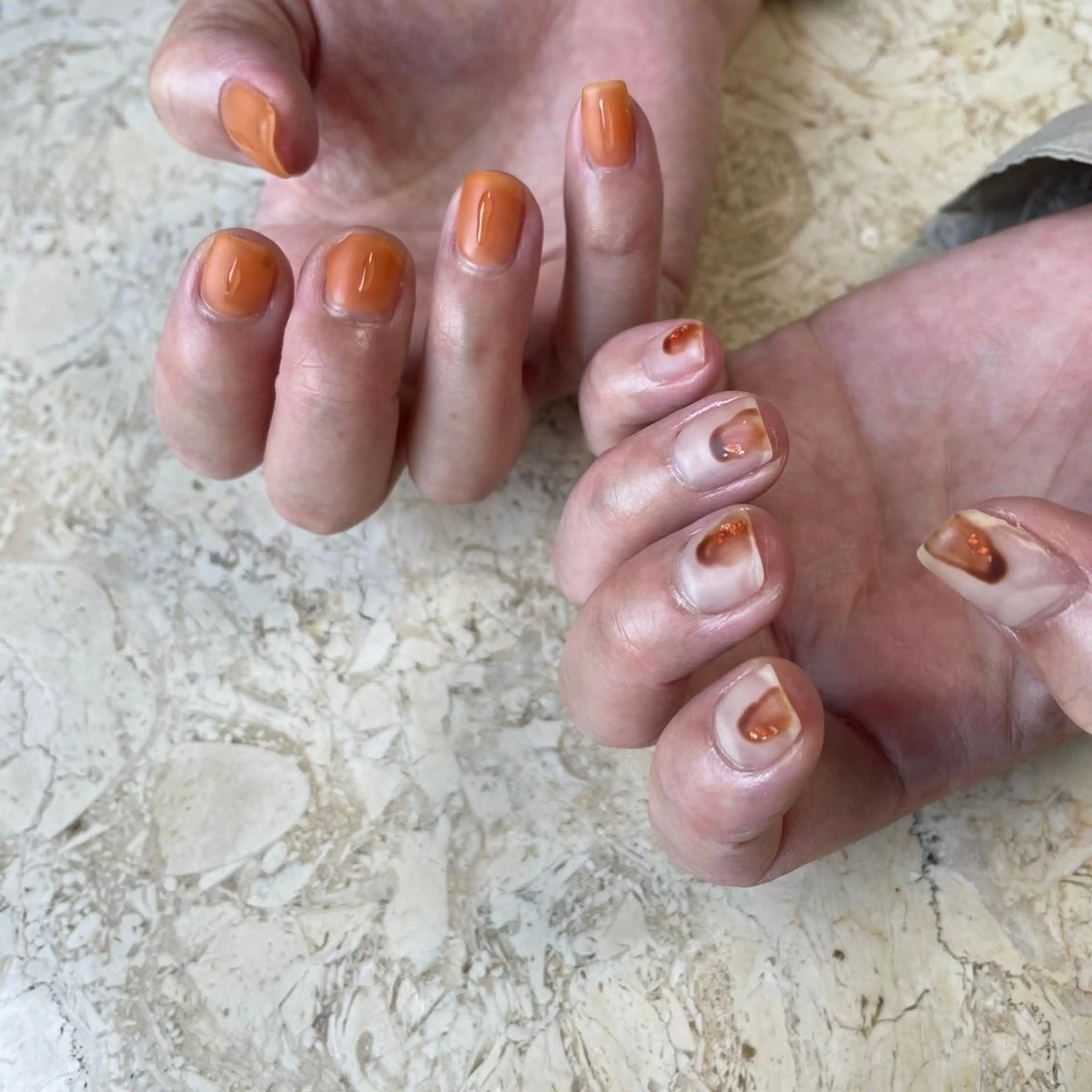 ネイル アートネイル ジェルネイル 韓国ネイル 持ち込み パラジェル ハンドネイル フットネイル nail salon mieux(ミュー)のネイルデザイン