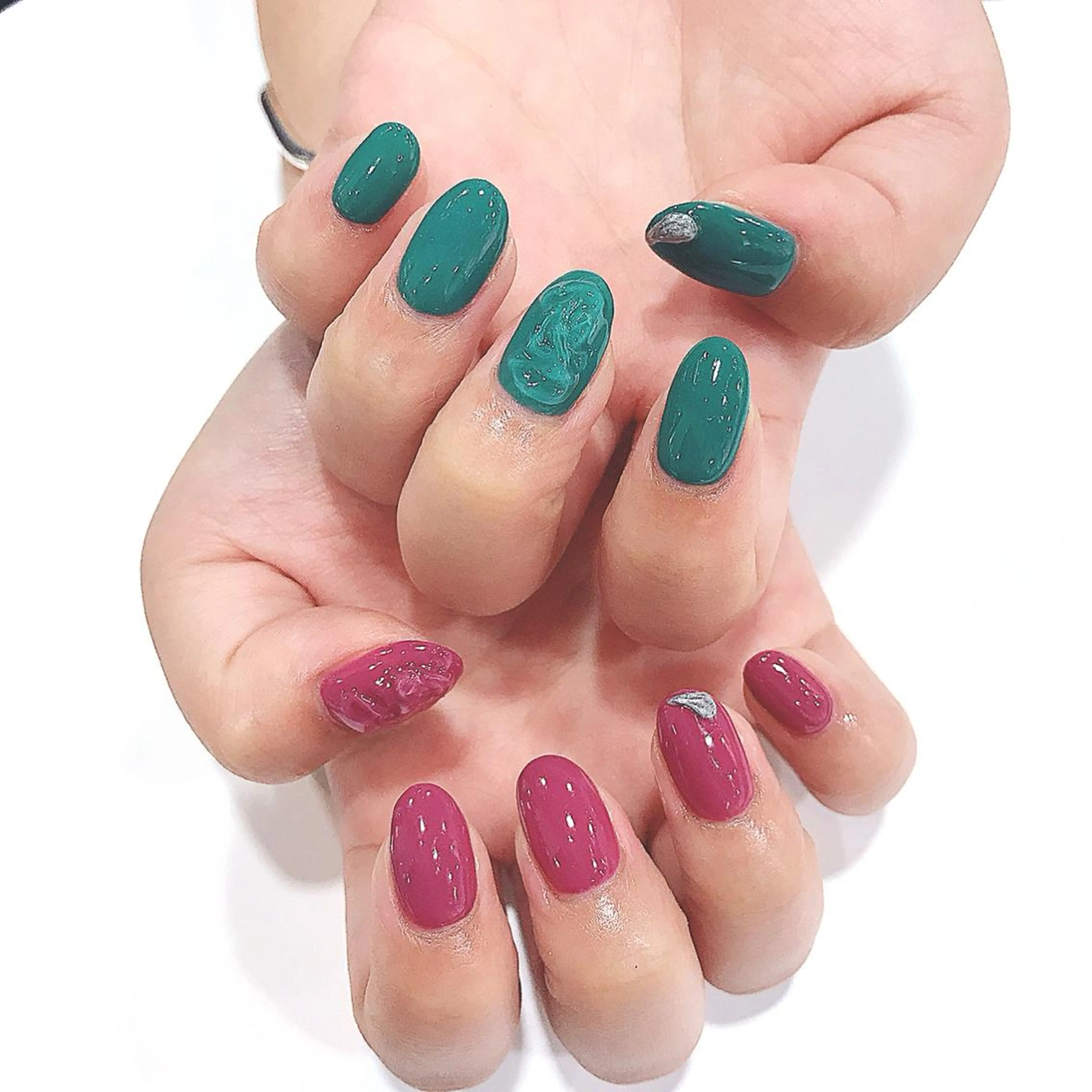 ネイル ワンカラーネイル Allure小山店 後藤文香のネイルデザイン