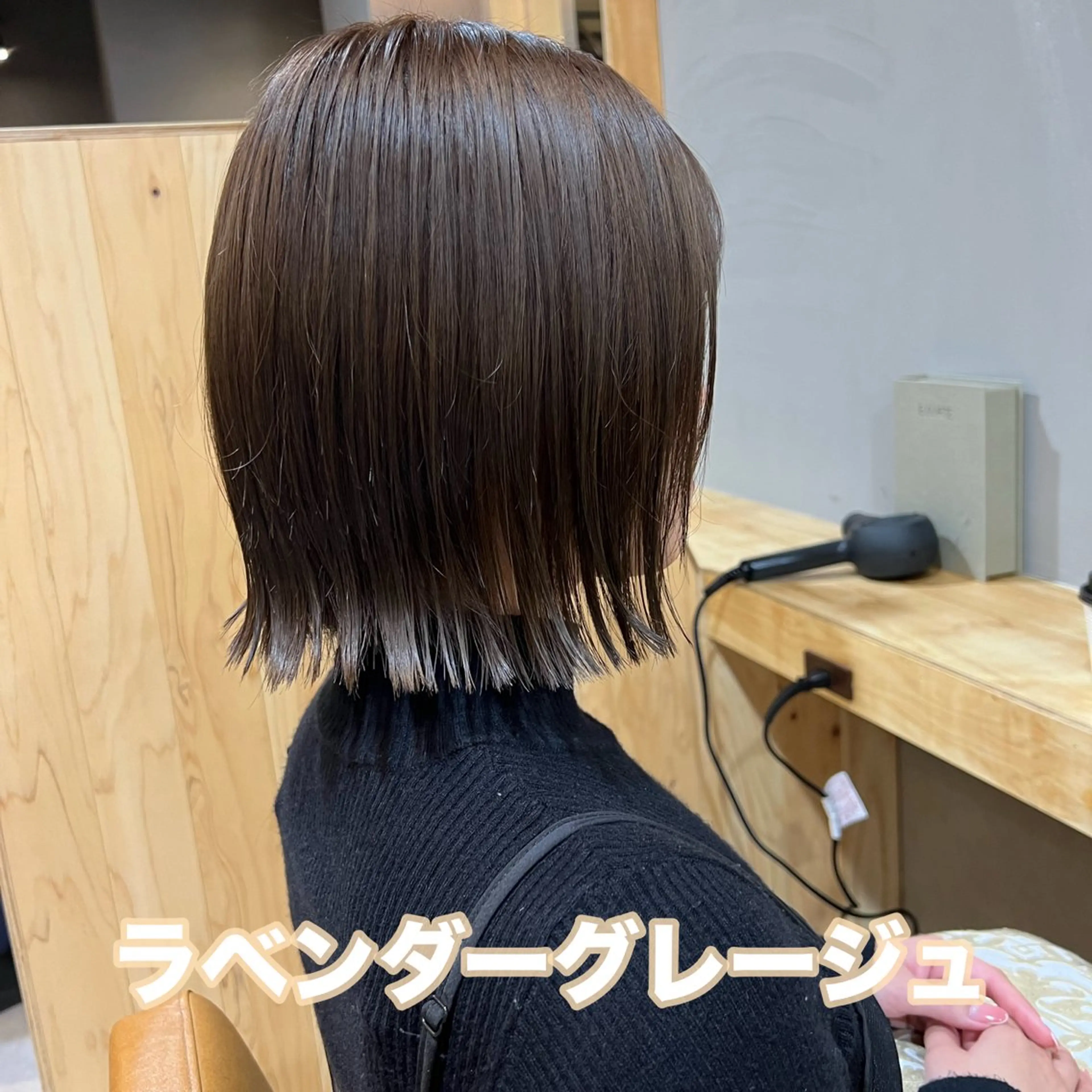 ショート カラー 透明感カラー ボブ 神戸ボブ✂️ ioe三宮/田 伸佳のヘアスタイル