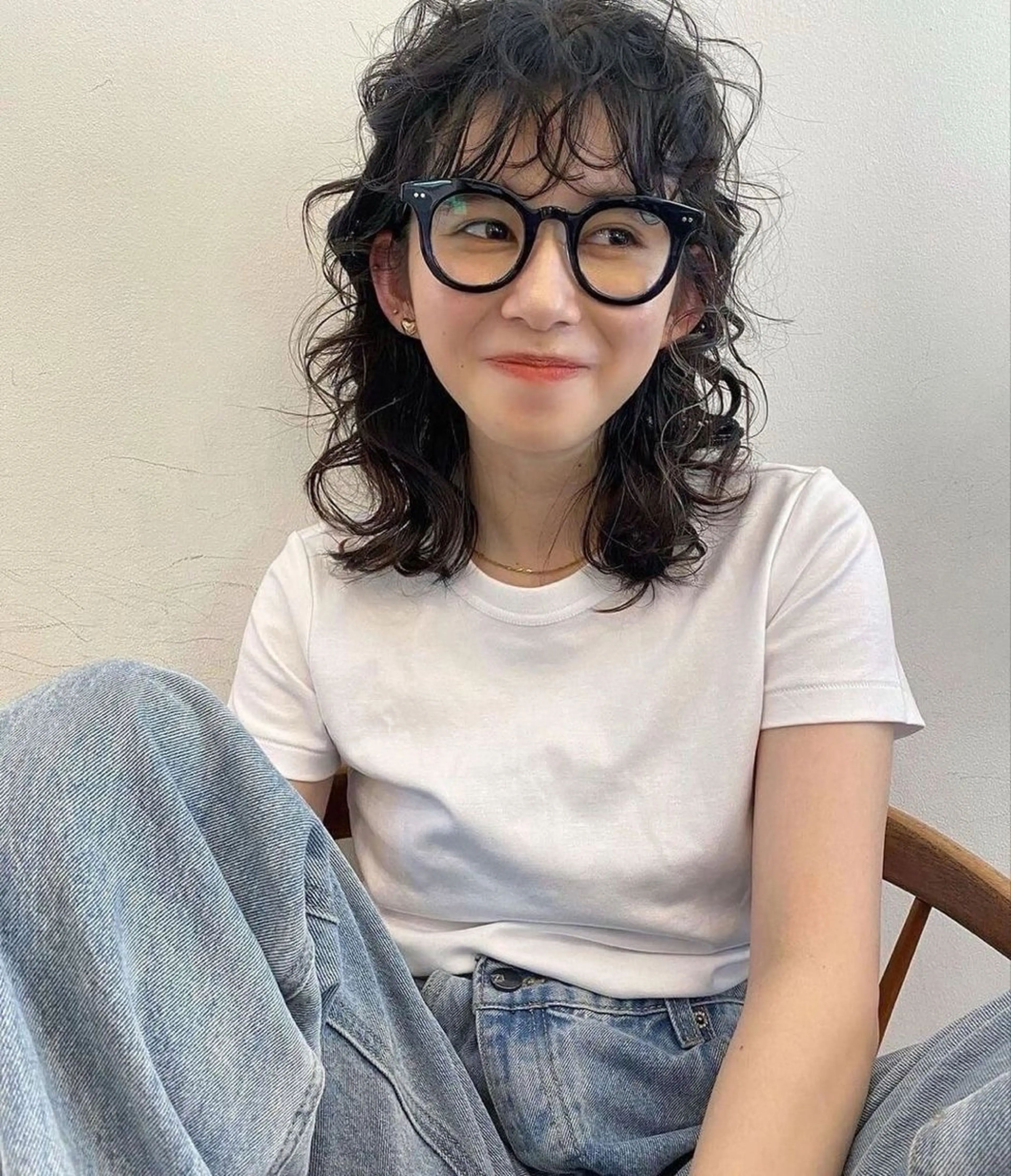 パーマ パーマ 八巻 悠希のヘアスタイル