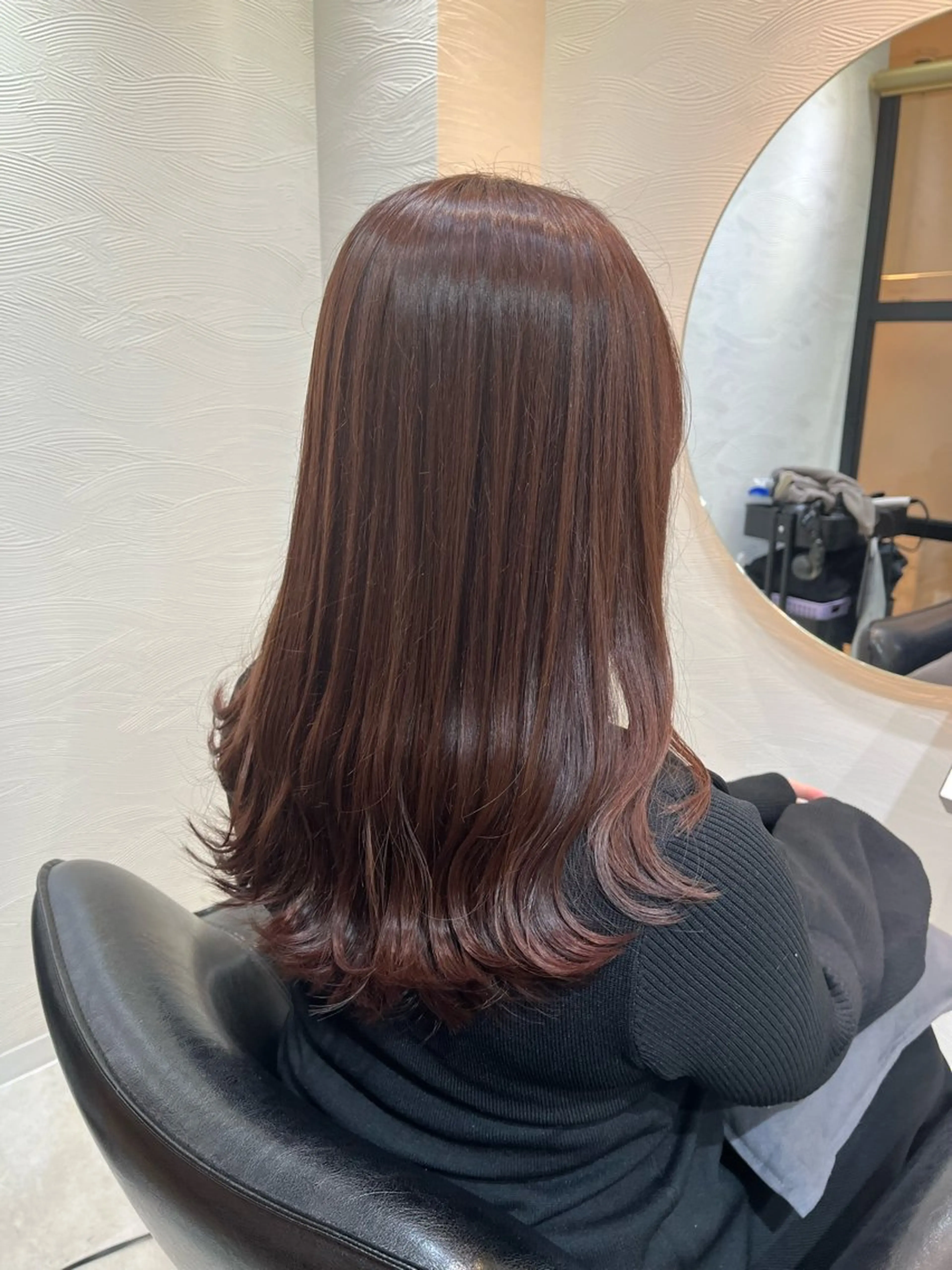 ロング カラー ピンクカラー 【ニュアンスカラー・ 髪質改善】スズキカナのヘアスタイル