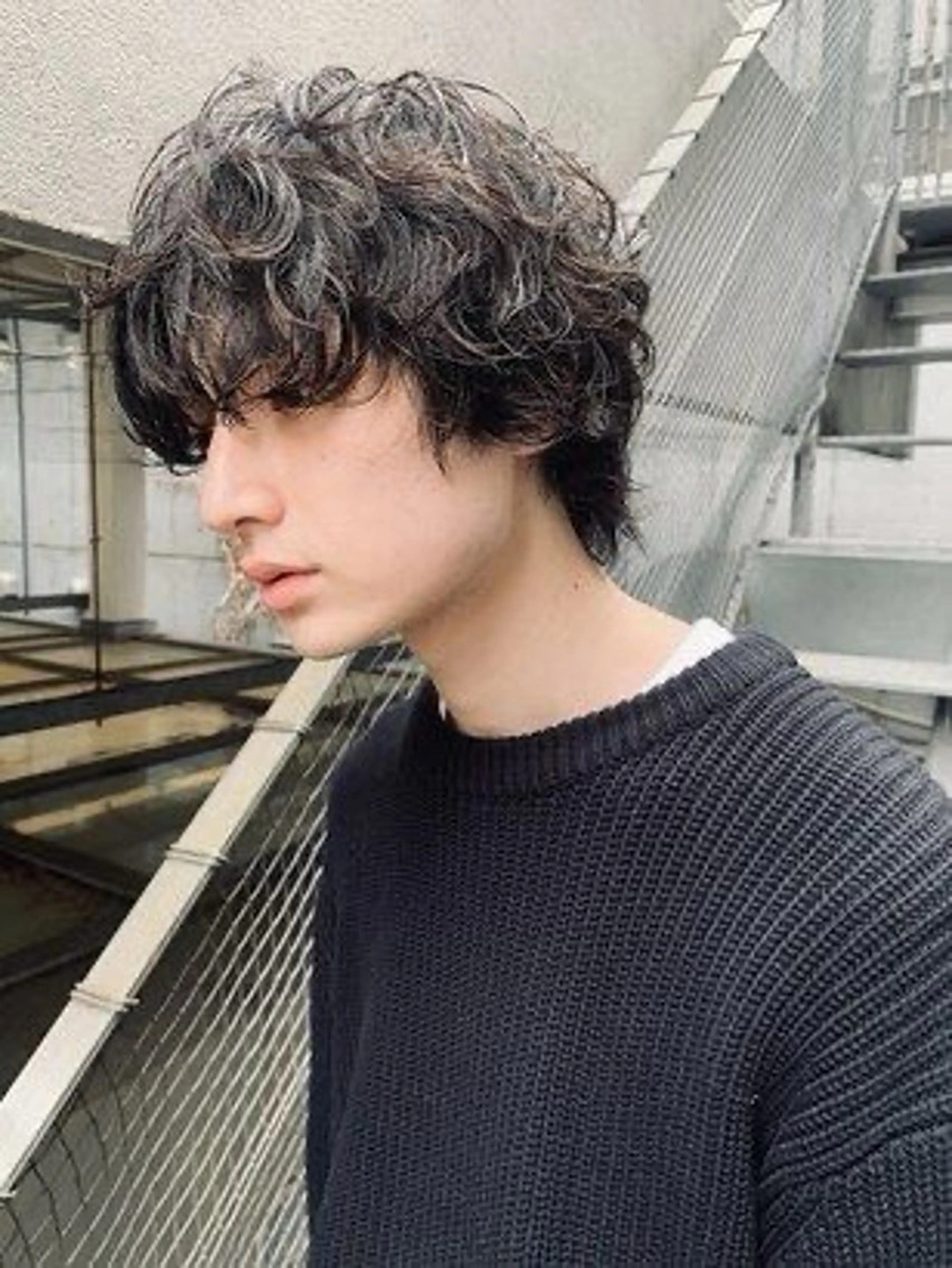 パーマ メンズ 未 来カットモデル無料のヘアスタイル