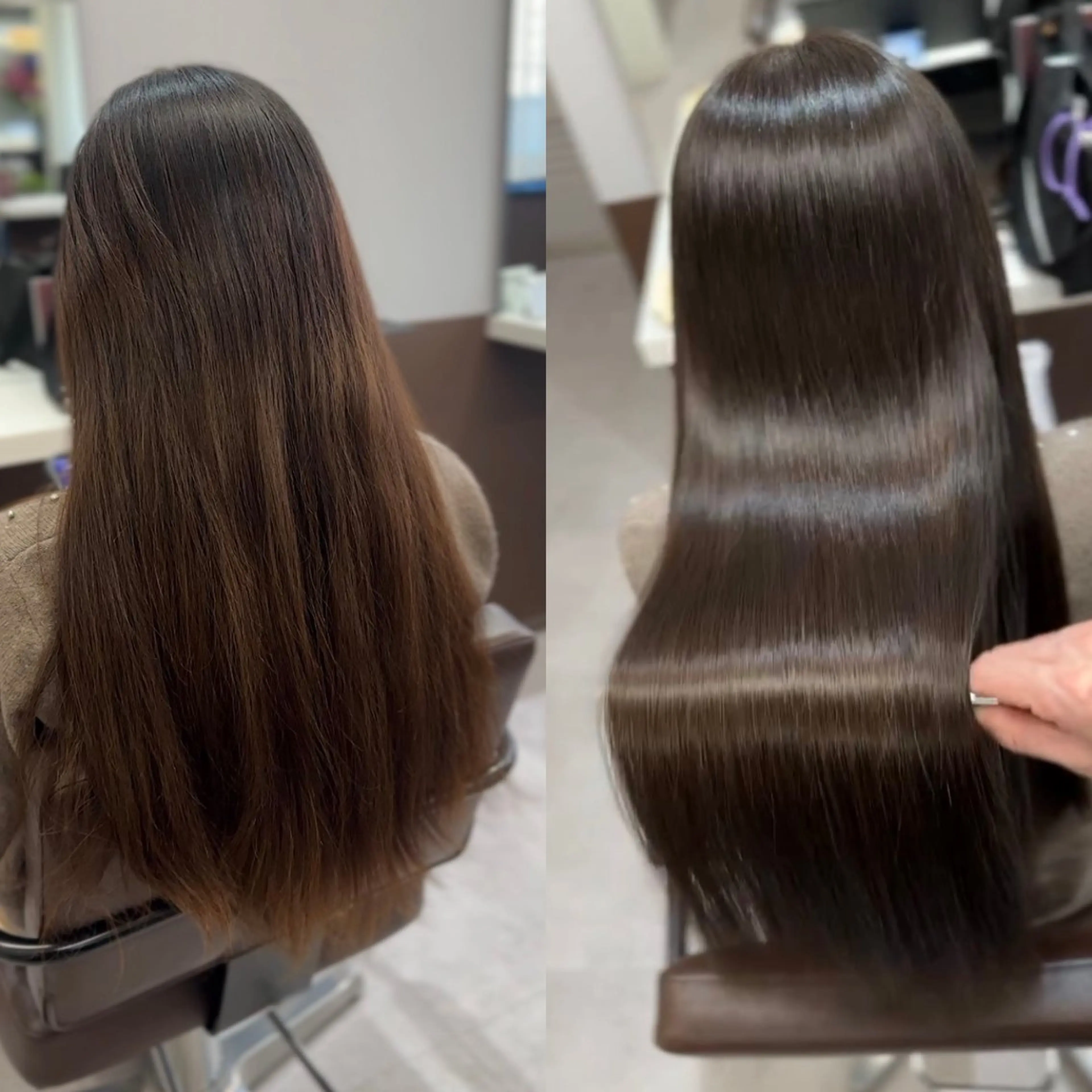 ロング 髪質改善 カット ヘアカラー トリートメント 💎艶髪💎縮毛矯正 /髪質改善/ひかるのヘアスタイル