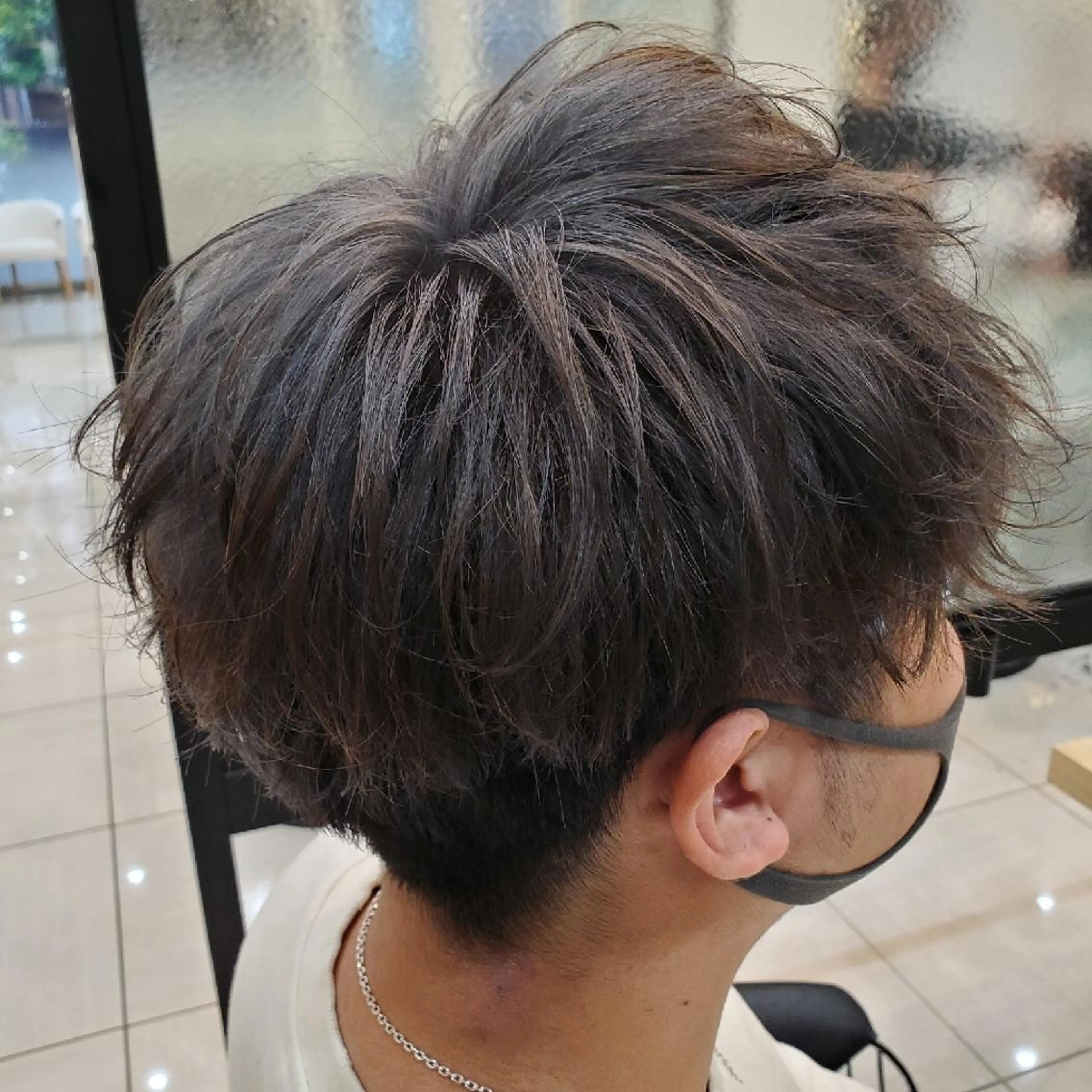 メンズ ヘアカラー トリートメント 韓国ヘア🇰🇷 レイヤー/芝春樹のヘアスタイル