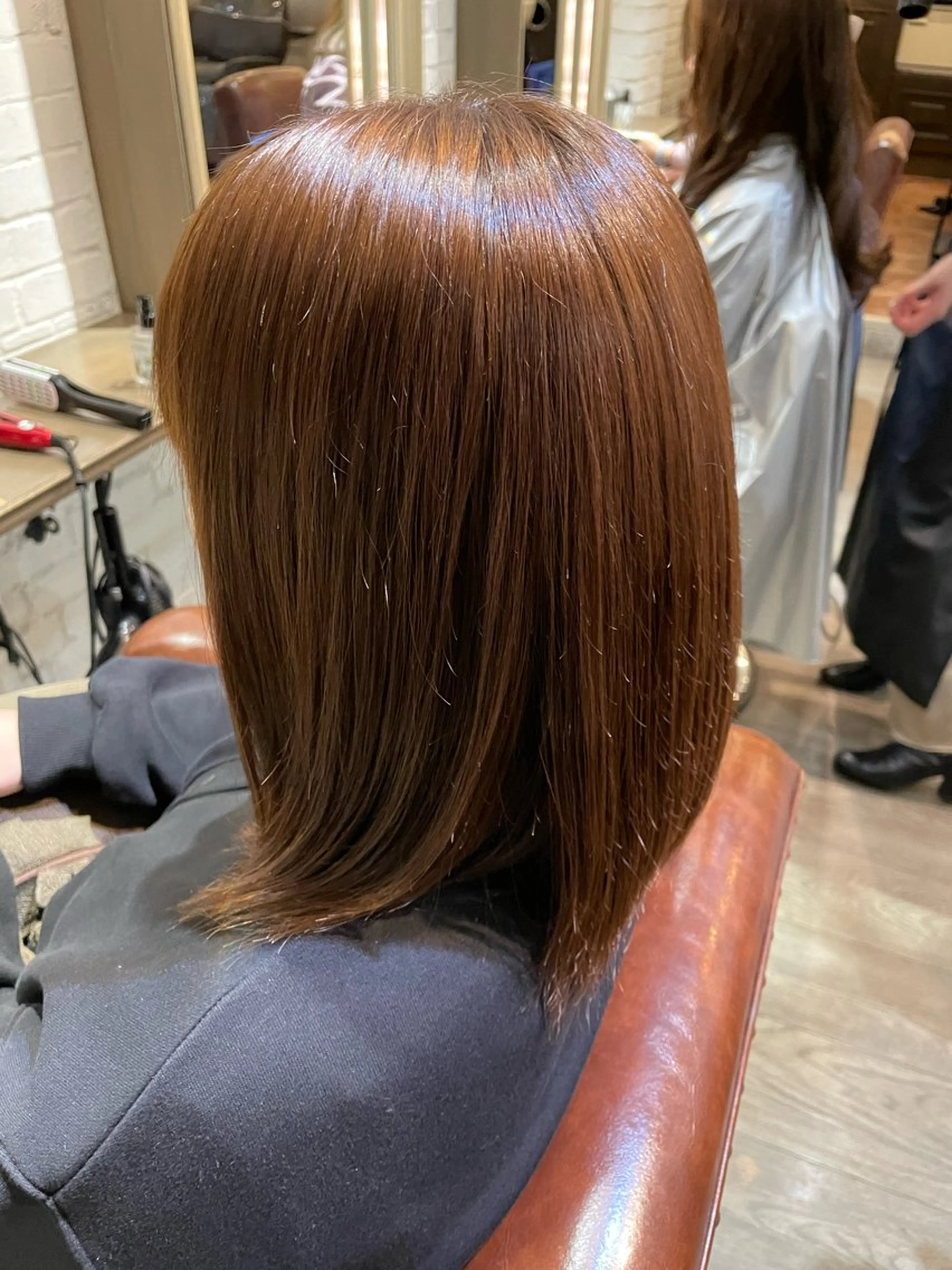 ミディアム 縮毛矯正 トリートメント Cloe 梅田店所属・光武 龍音のヘアスタイル